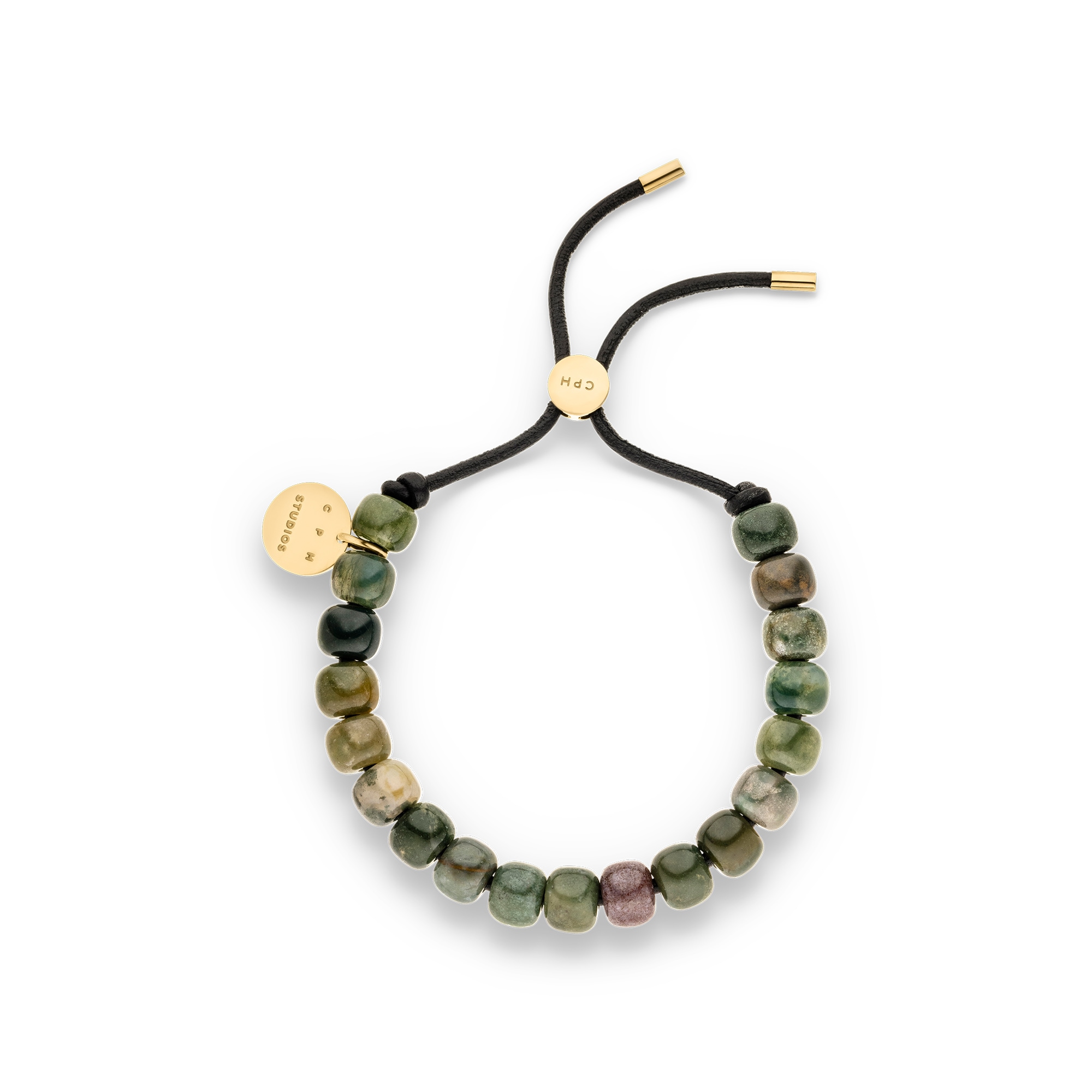 Copenhagen Studios Armband »Schmuck Geschenk Edelstahl Beads« mit Tigerauge oder Agate