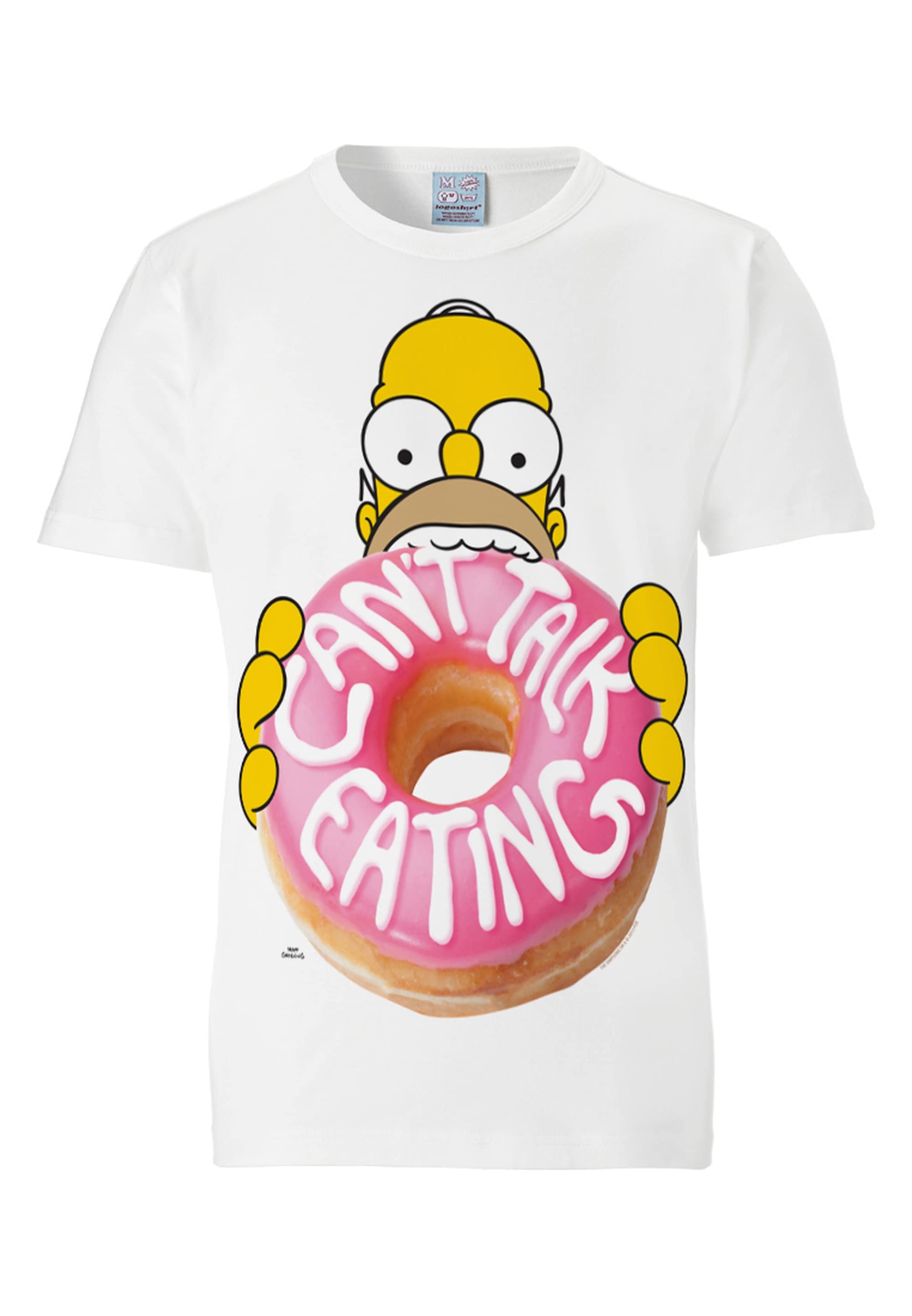 LOGOSHIRT T-Shirt "Homer Simpson" mit lustigem Frontdruck günstig online kaufen