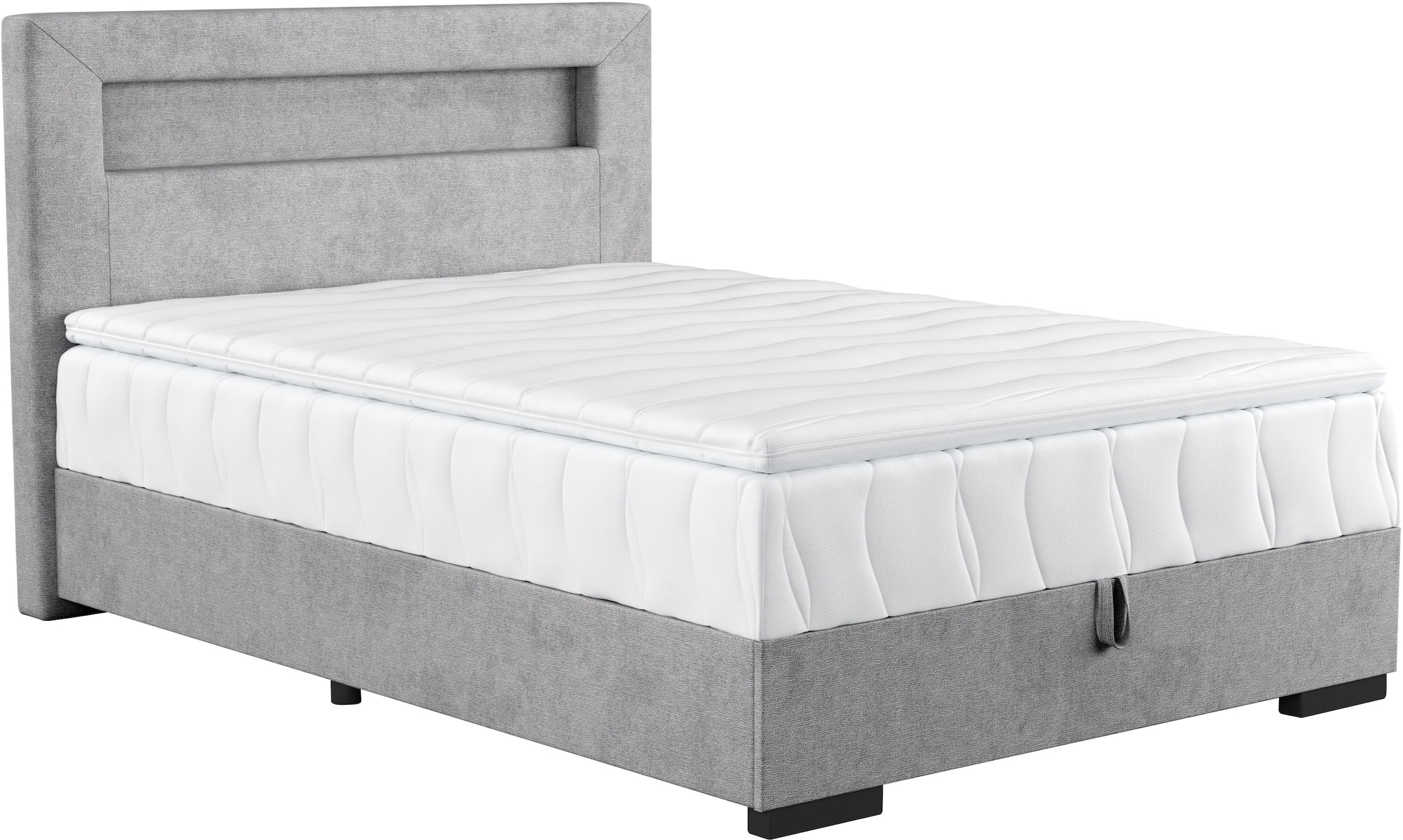 COTTA Boxbett »Kelly«, Bequemes Boxspringbett mit LED-Licht