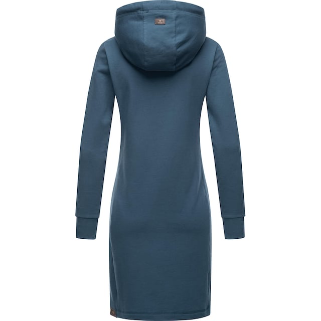 Ragwear Sweatkleid »Sabreen«, Langärmliges Baumwoll Kleid mit Kapuze für  bestellen | BAUR