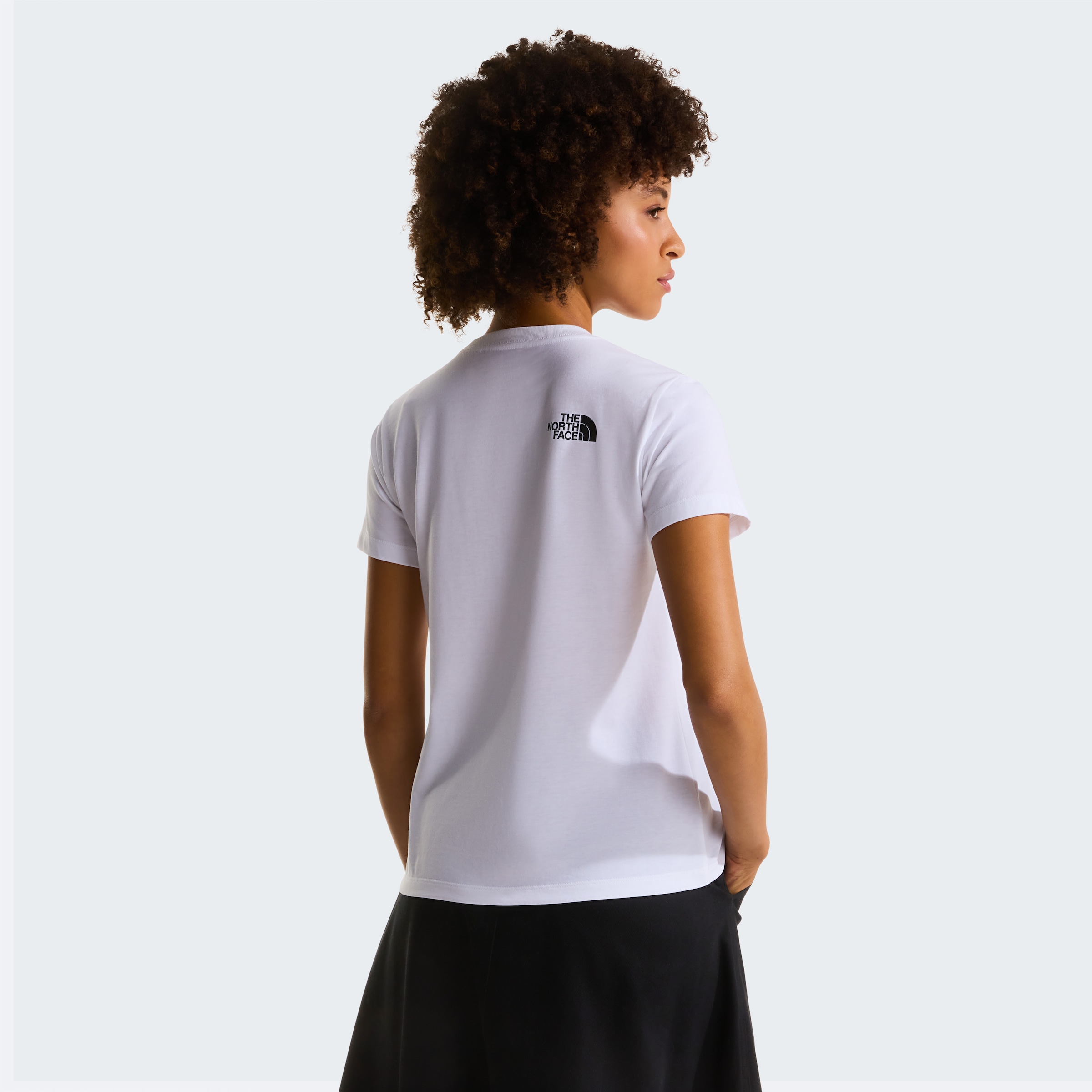 The North Face T-Shirt »W EVOLUTION HALF DOME SLIM SHORT SLEEVE TEE« 1 tlg. für Erwachsene, sportlicher Stil, aus Baumwolle