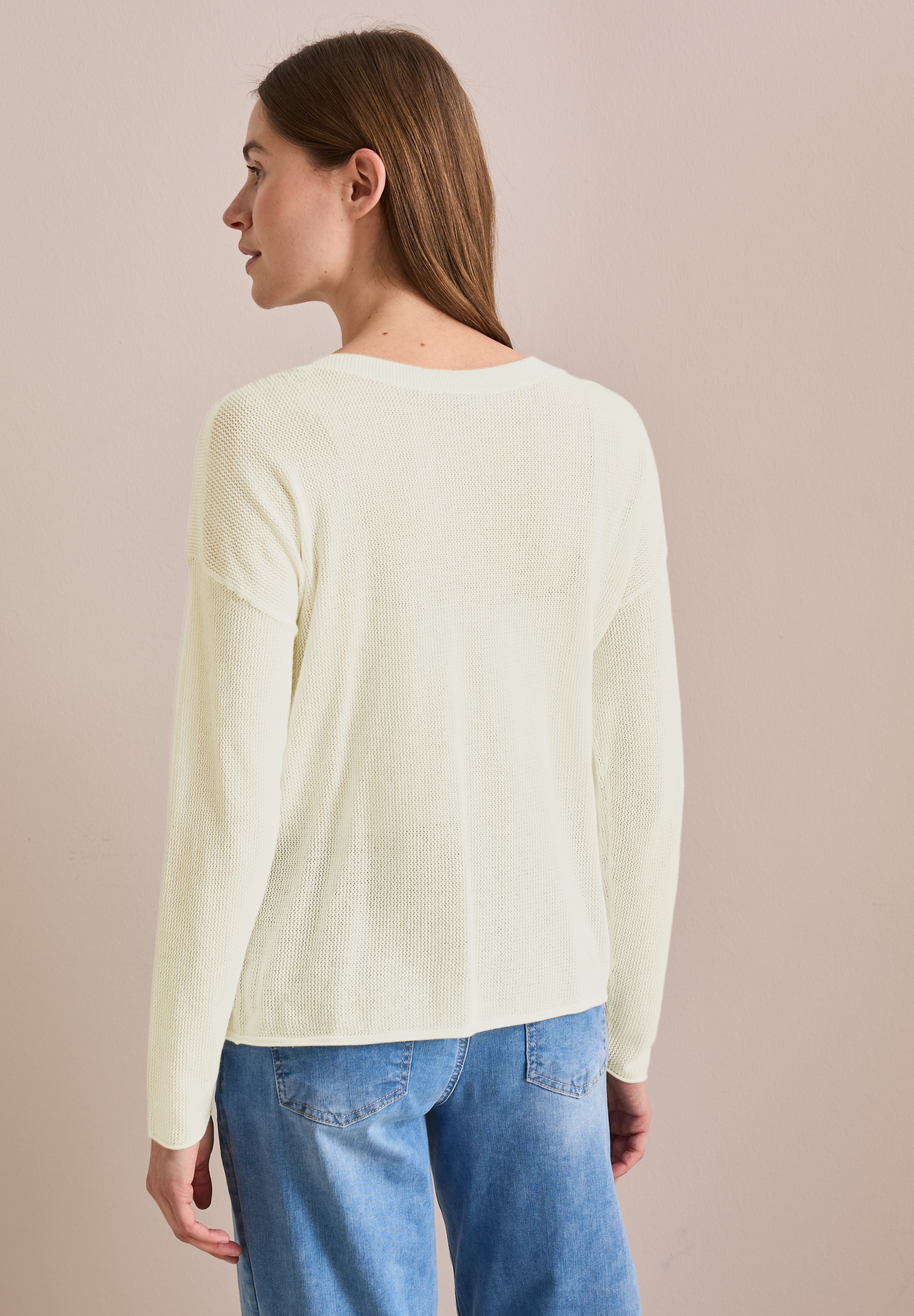 Cecil Strickpullover, im soften Baumwoll-Mix