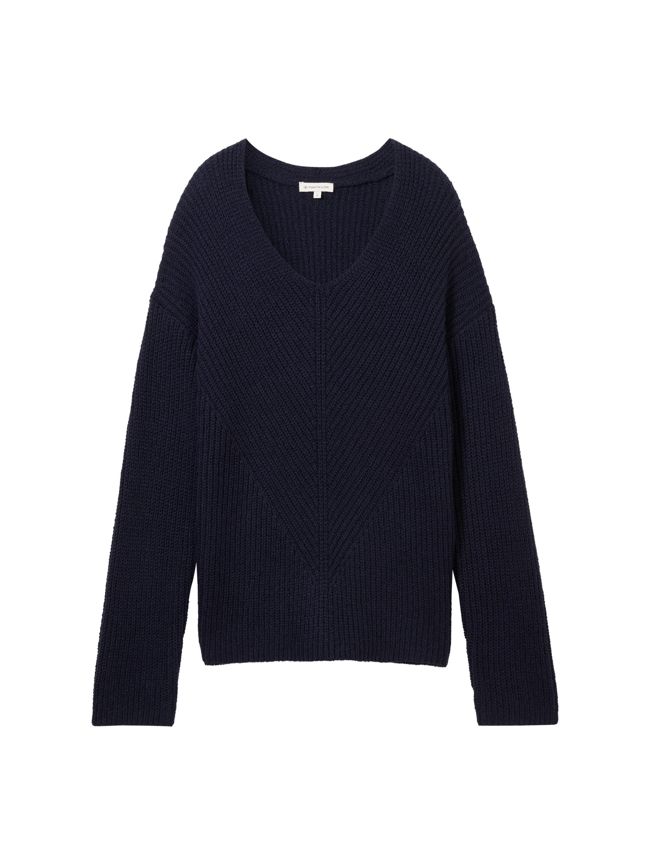 TOM TAILOR Strickpullover, mit V-Ausschnitt