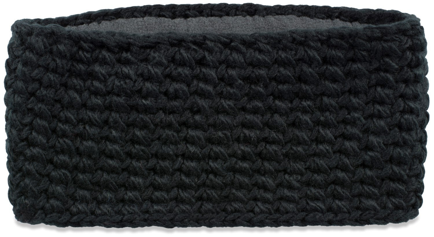 styleBREAKER Stirnband "Breites Grob Gehäkeltes Stirnband Einfarbig" 1 Stk.