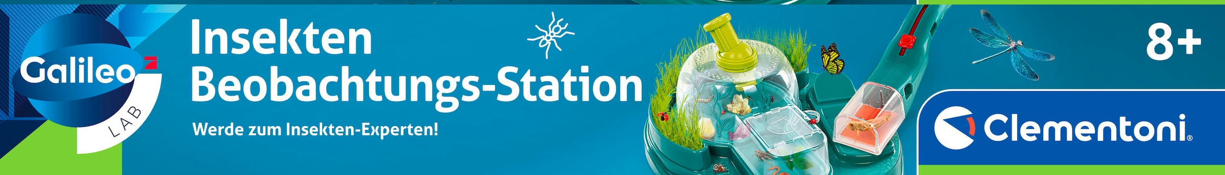 Clementoni® Experimentierkasten »Galileo Lab, Insekten Beobachtungs-Station«