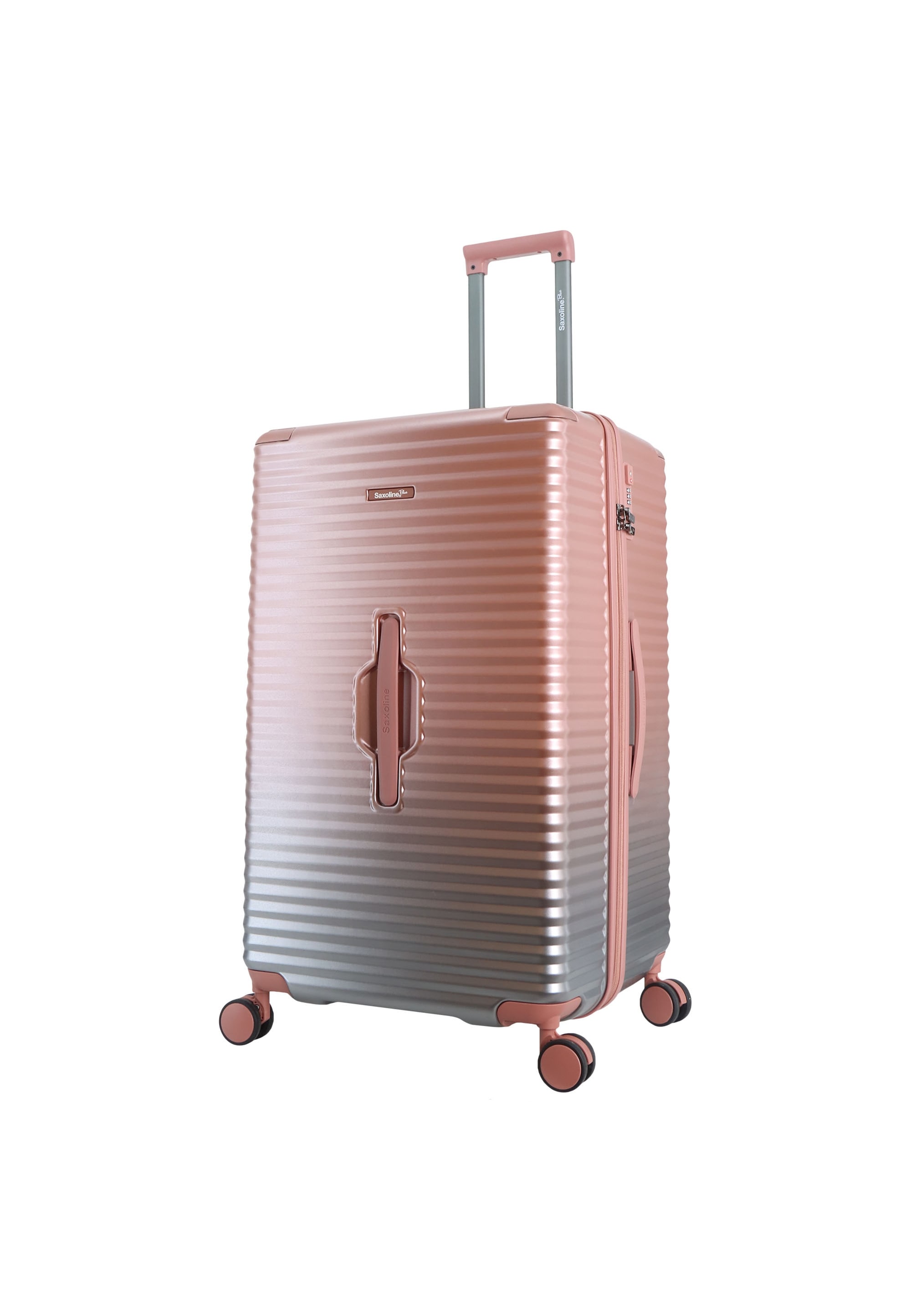 Saxoline Koffer "Elite Trunk" mit Trolleysystem aus Halbaluminium