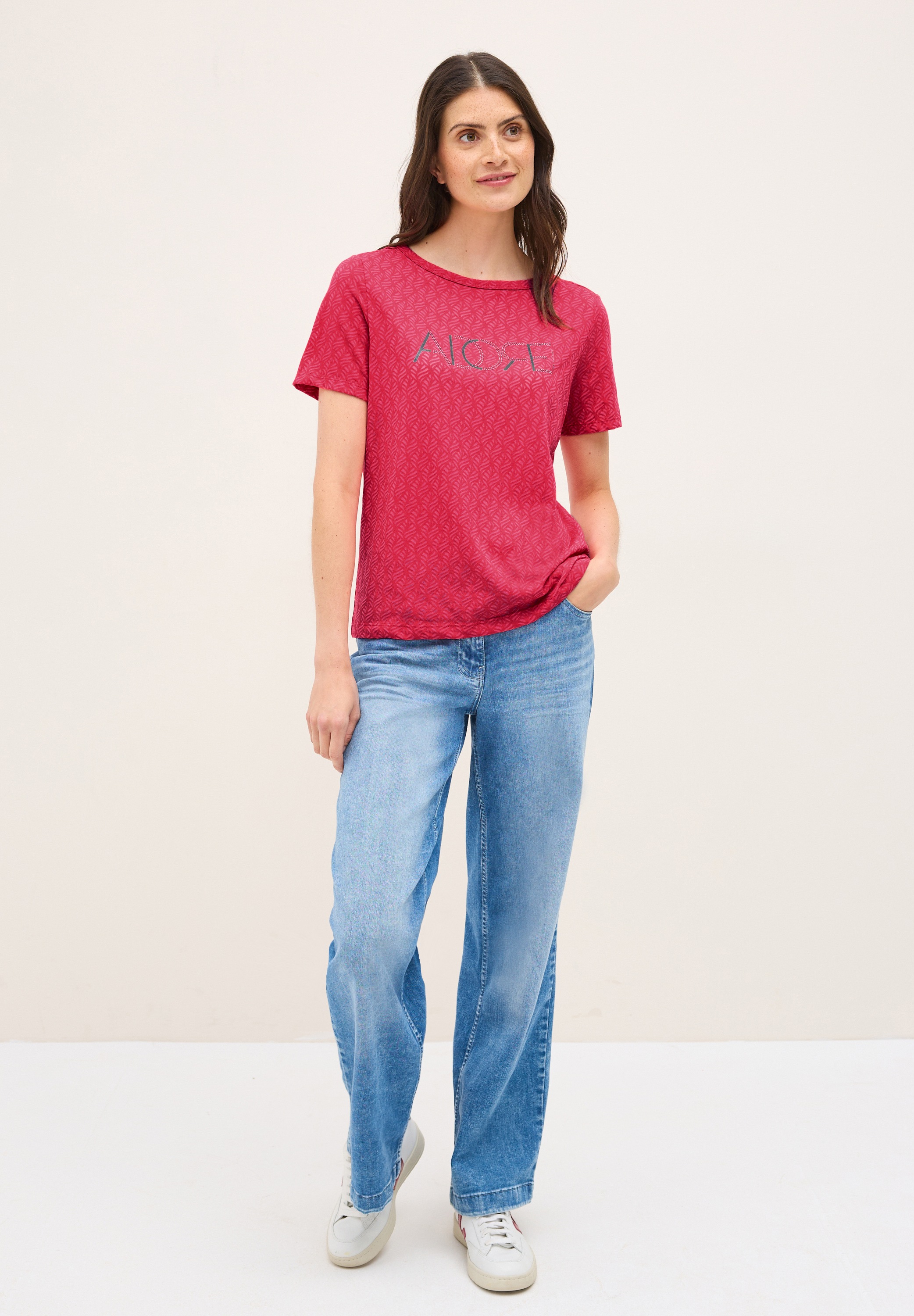 Thumbnail - Cecil T-Shirt mit Burnout-Optik