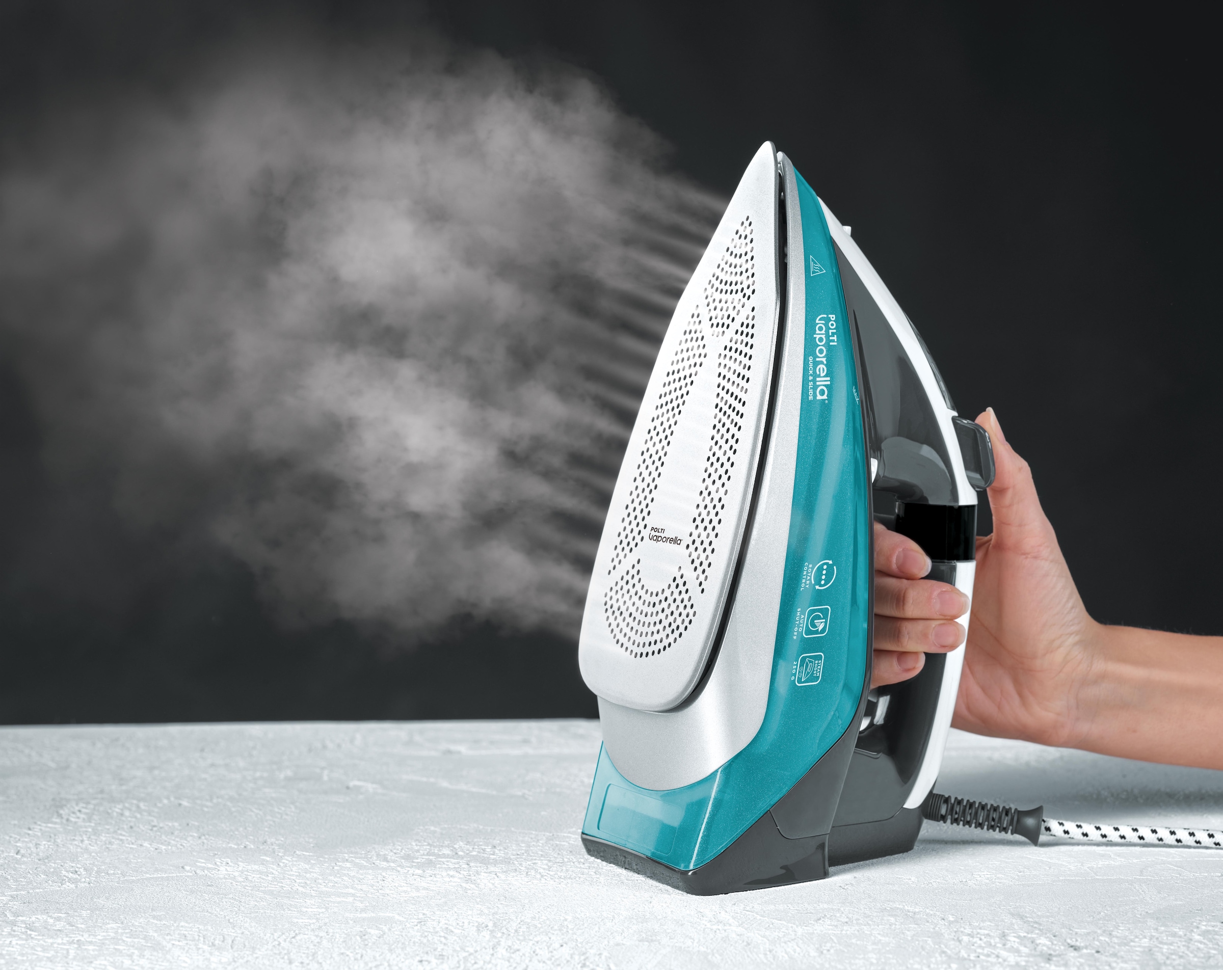 Polti Dampfbügeleisen »VAPORELLA QUICK & SLIDE QS220«, 2400 W