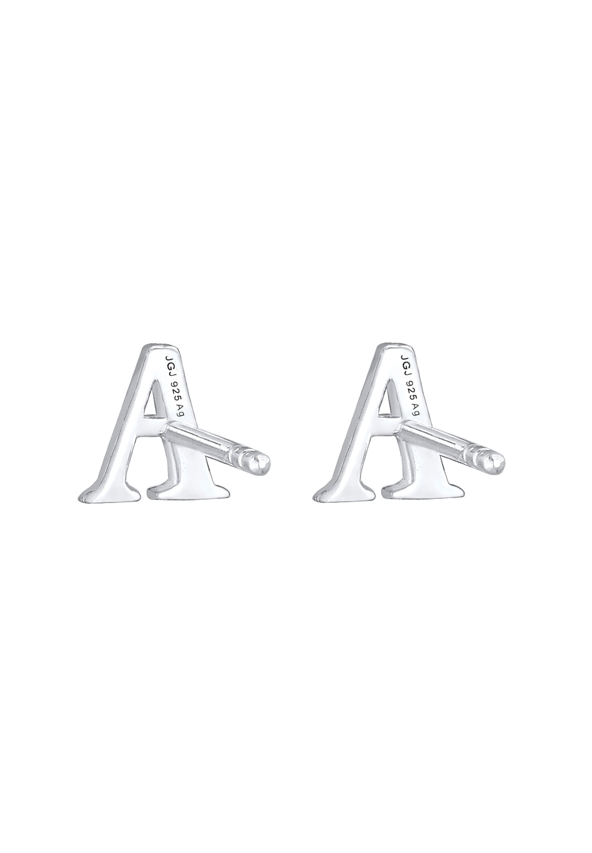 Elli Paar Ohrstecker »Ohrstecker Buchstabe A Initialen 925 Sterling Silber«
