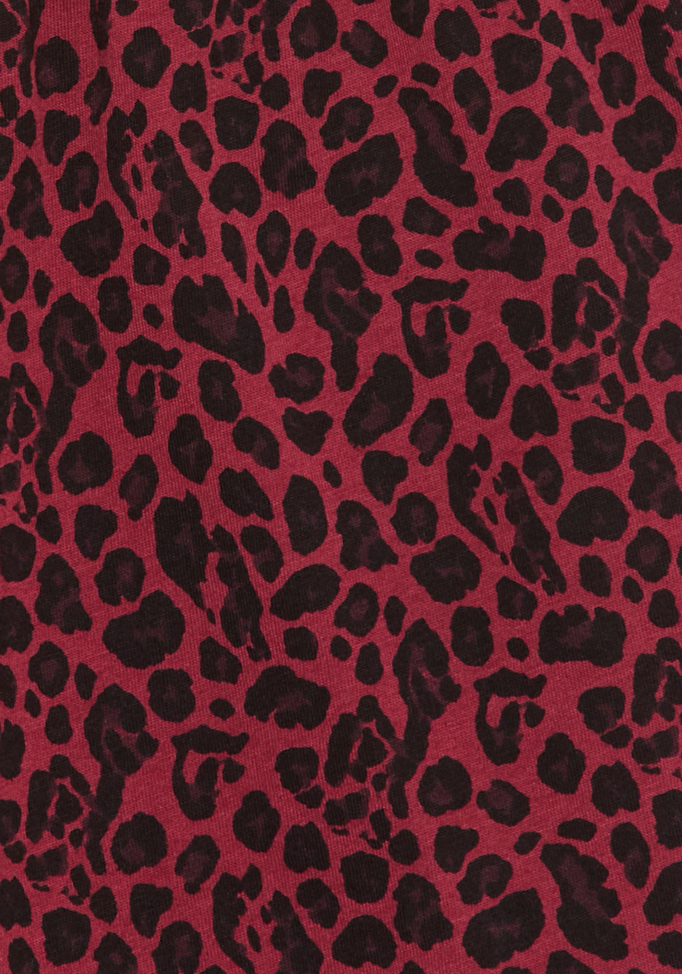 s.Oliver Pyjamashorts  mit Leo All-Over-Druck