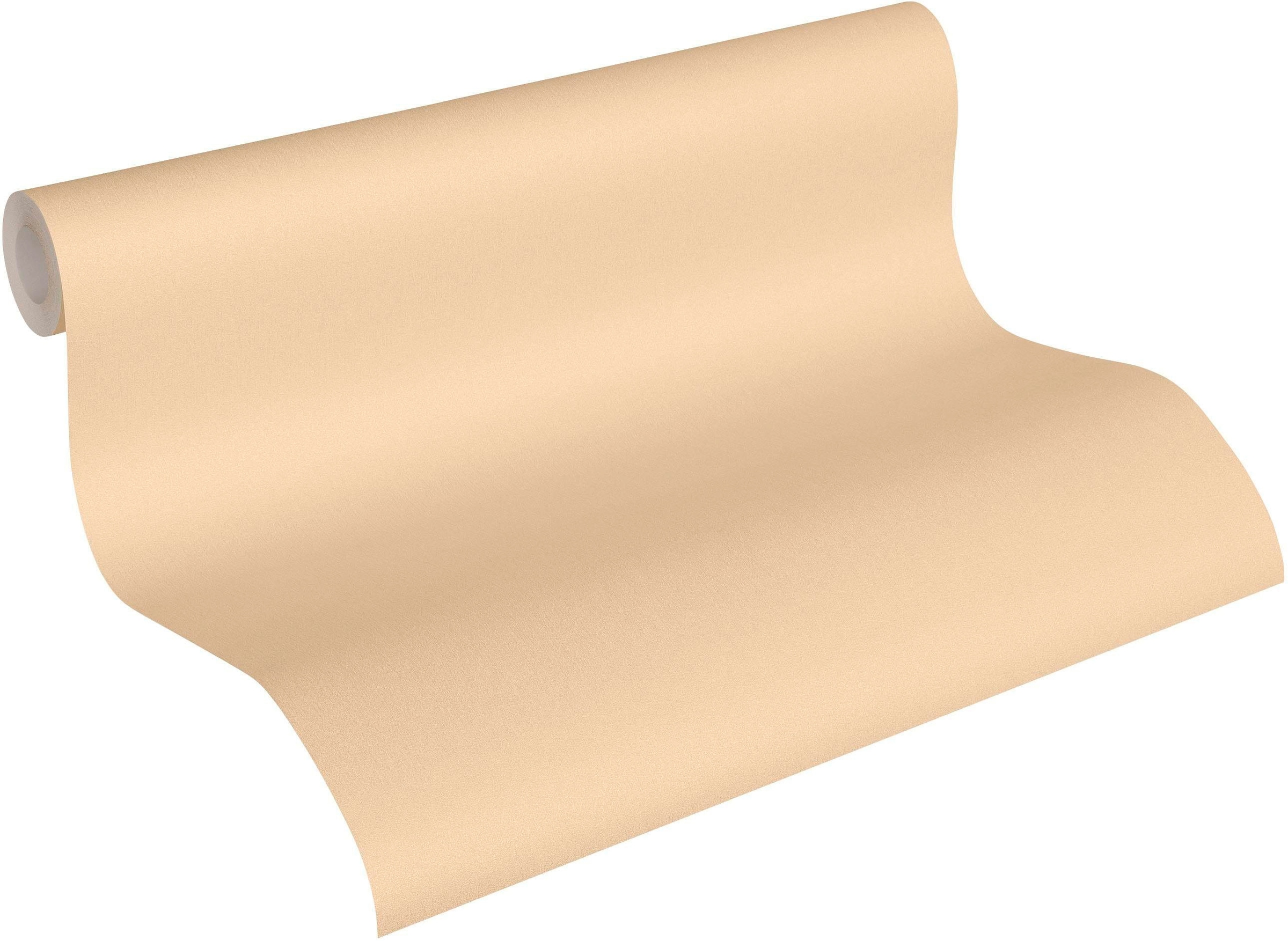 living walls Vliestapete »Björn« einfarbig | uni | unifarben glatt Uni Tapete einfarbig Tapeten Wohnzimmer Schlafzimmer Küche Flur Design