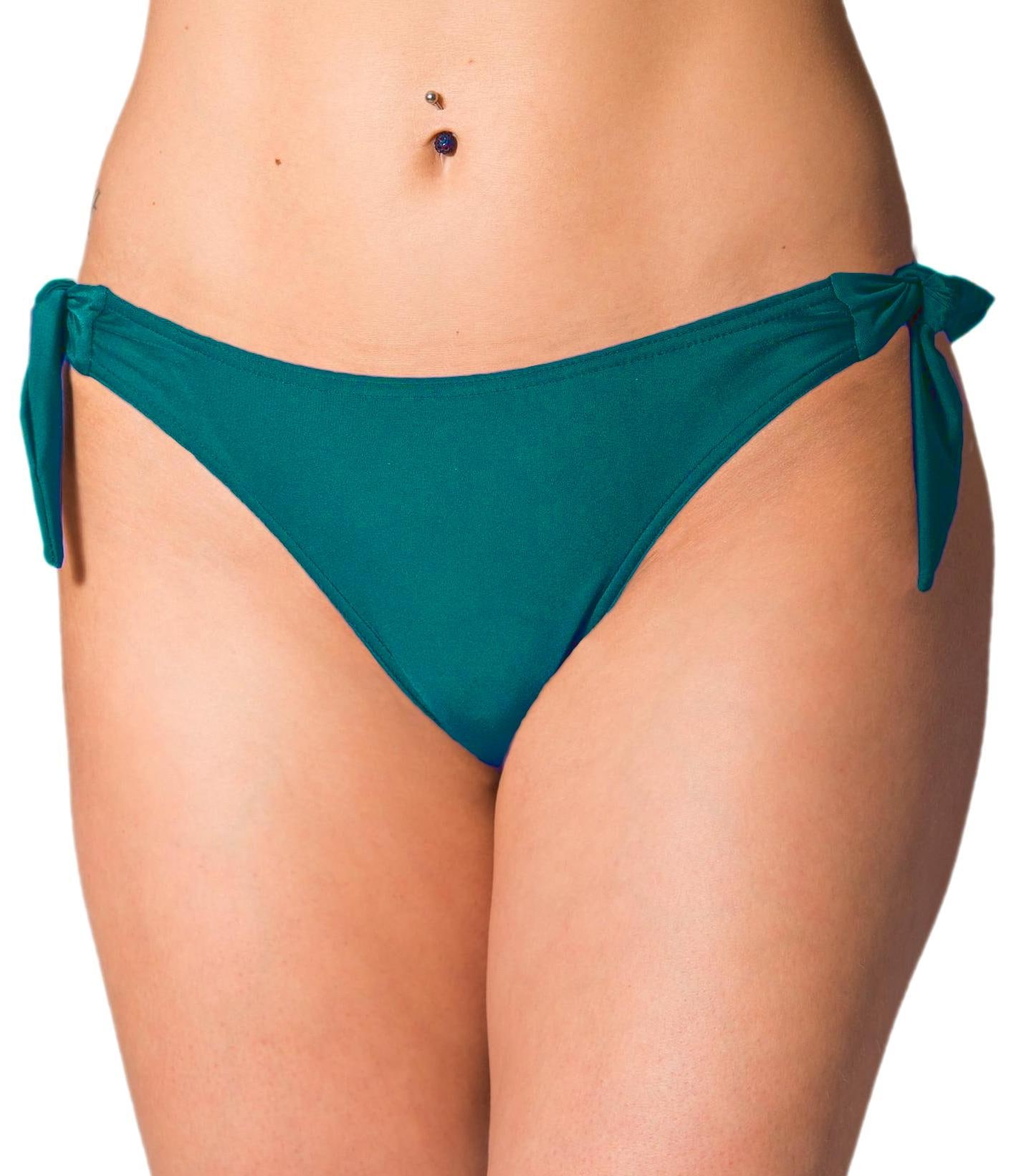 AQUARTI Bikini-Hose "Bikinihose Aquarti Damen Tanga Bikinihose Seitlich Gebunden"