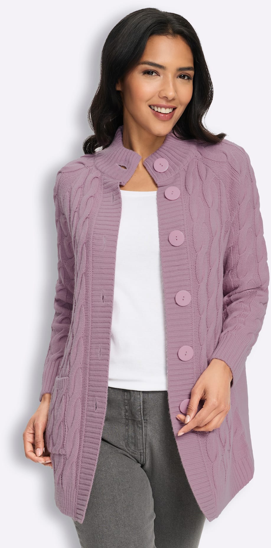 Classic Basics Strickjacke