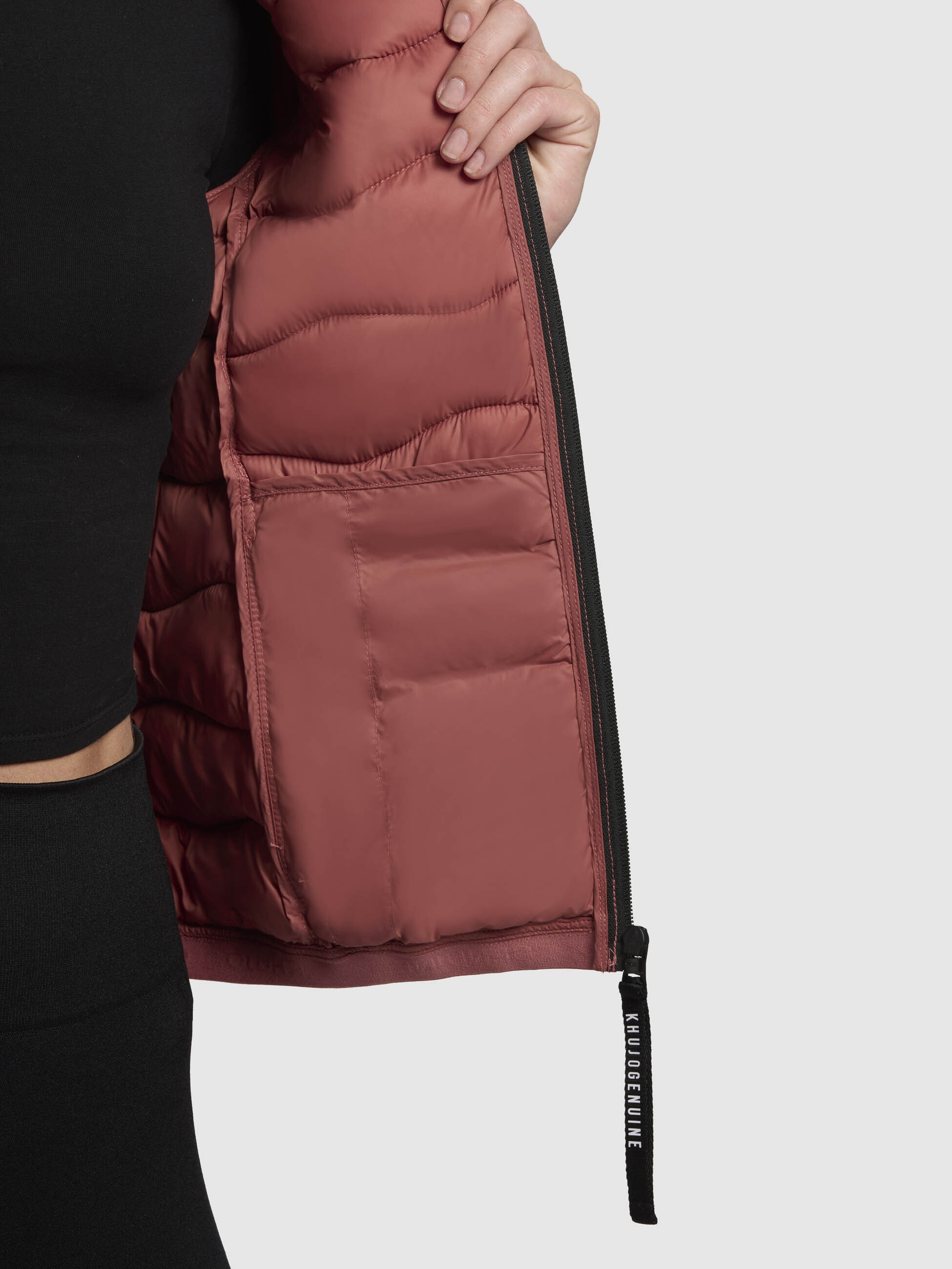 khujo Steppjacke »NARGO«, mit Kapuze