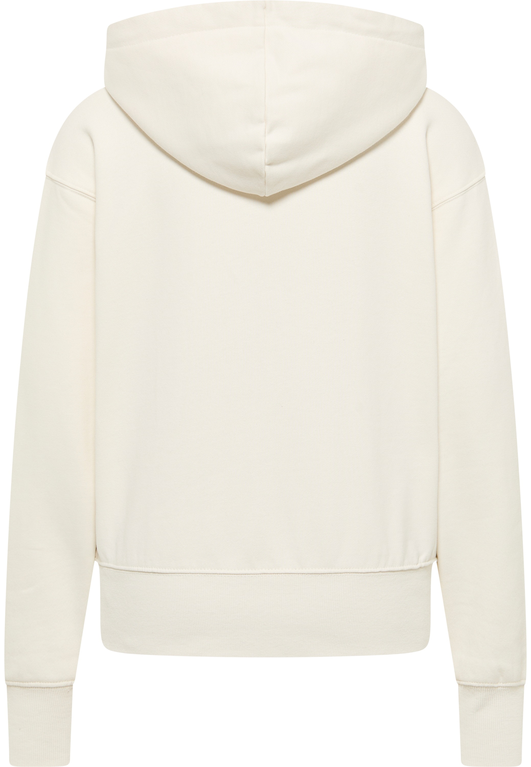 Sweatshirt MUSTANG "Style Margo", Damen, Gr. XL, weiß (whisper weiß), Web, Obermaterial: 100% Baumwolle, bedruckt, regular fit normal, ohne Ausschnitt, Sweatshirts Sweatshirt, mit Logo Print 2