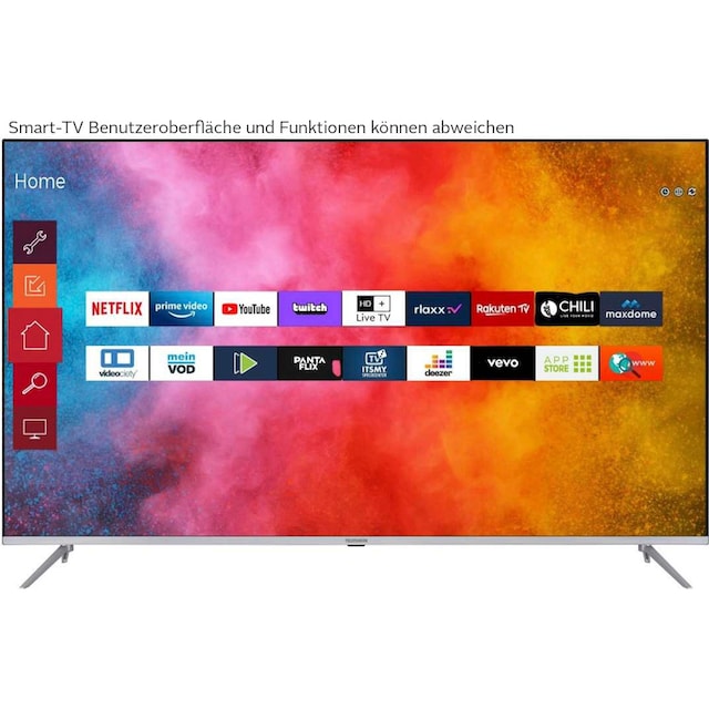 Telefunken LED-Fernseher »D65V850M5CWH«, 164 cm/65 Zoll, 4K Ultra HD, Smart- TV | BAUR