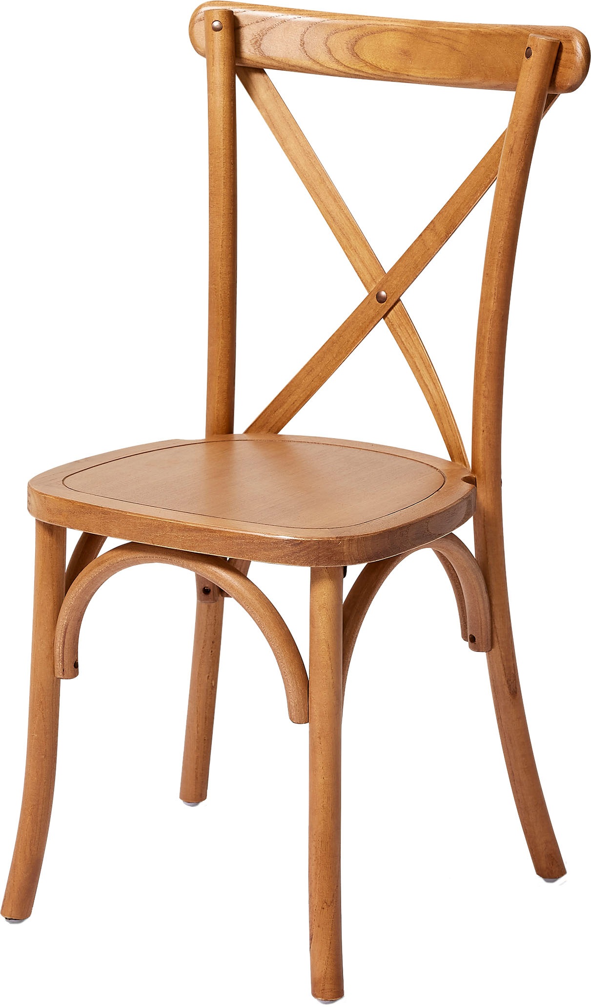Essentials Stapelstuhl "Crossback", 1 St., Massivholz günstig online kaufen