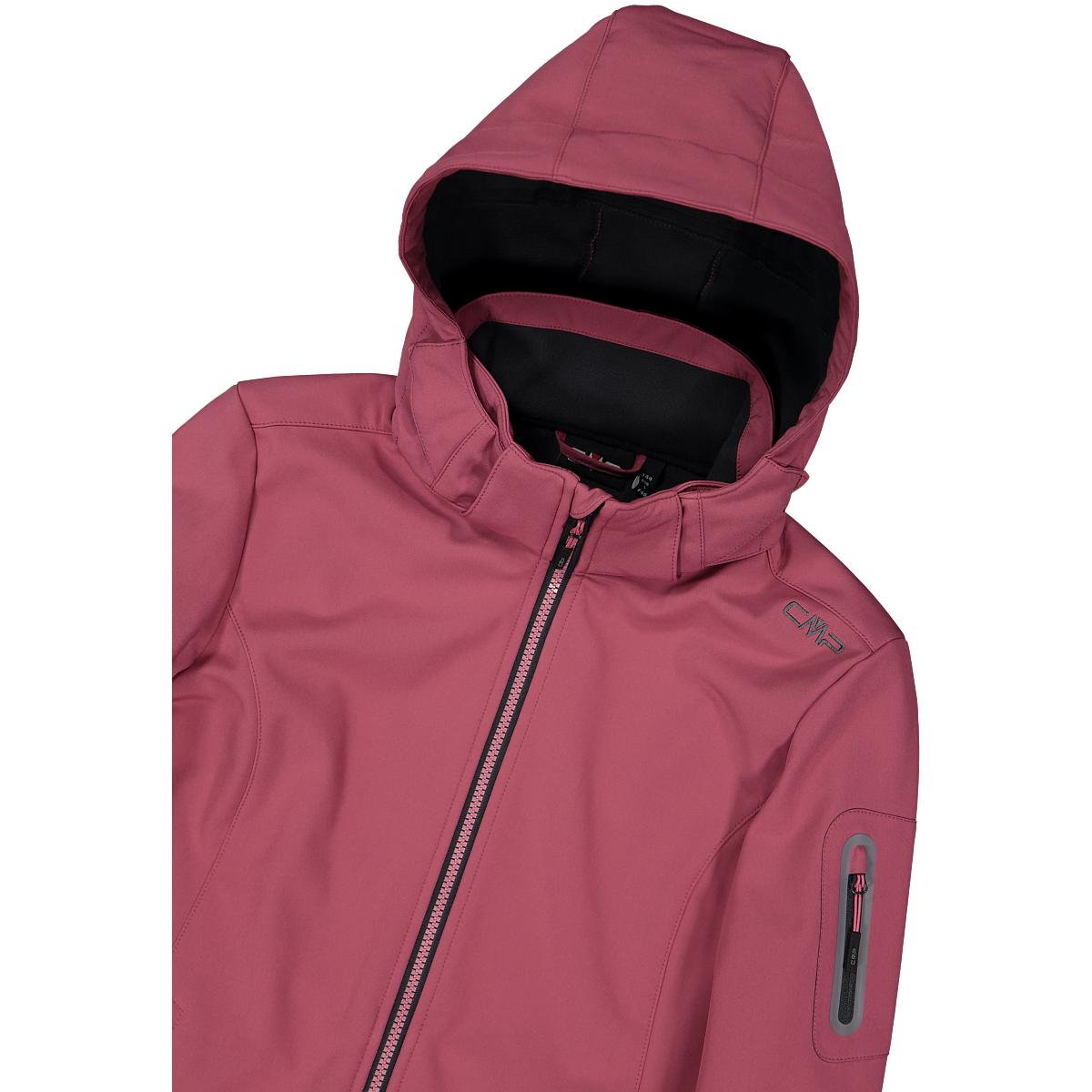 CMP Softshelljacke »WOMAN JACKET ZIP HOOD«, (1 St.), Wärmend & wind- & wasserabweisend
