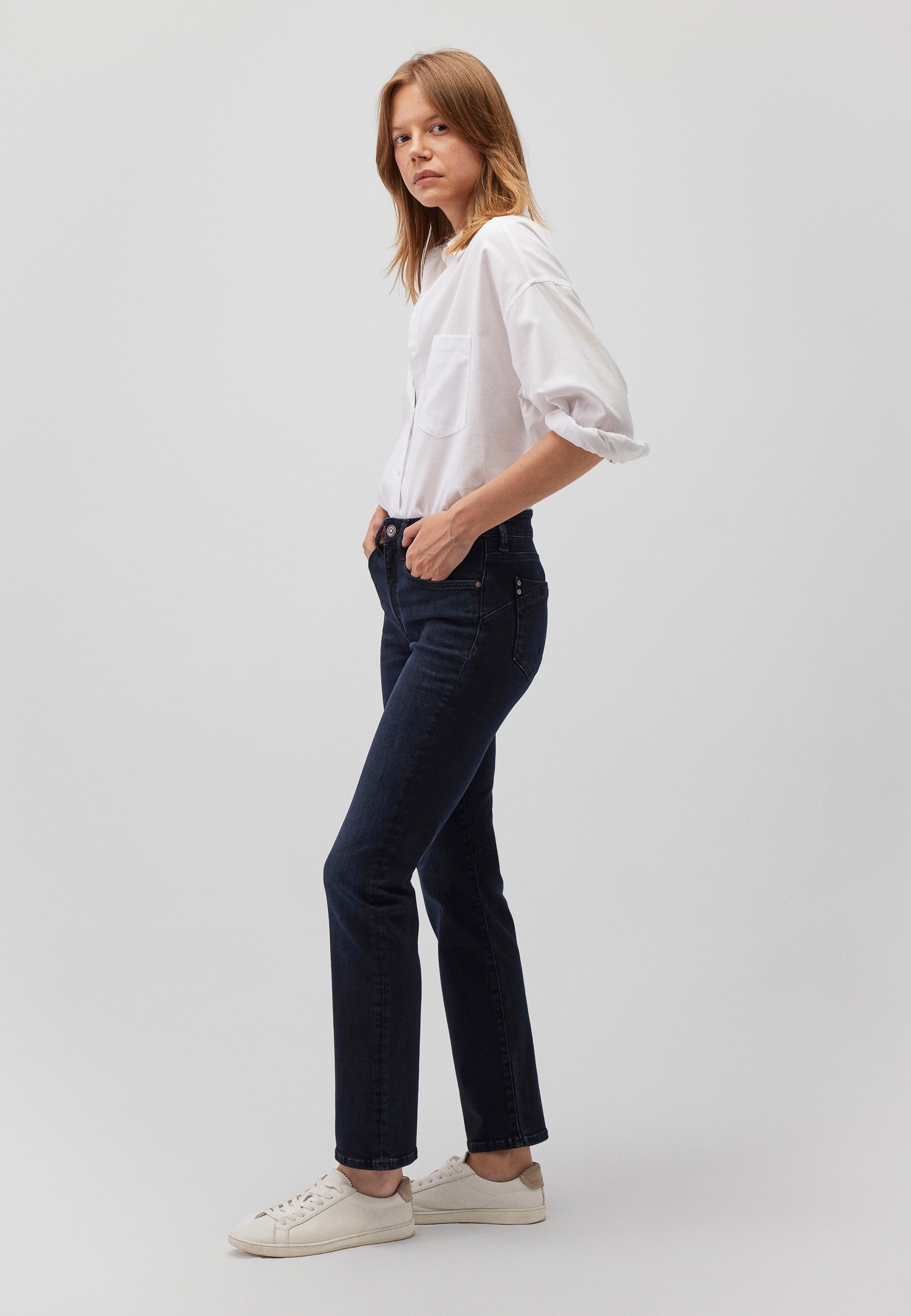 Mavi Straight-Jeans »KENDRA«, gerde Form