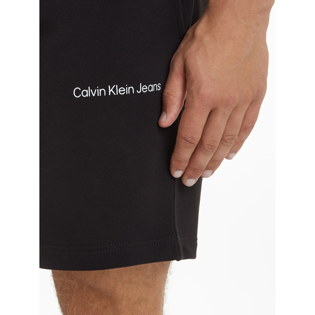 Calvin Klein Jeans Sweatshorts »INSTITUTIONAL SHORT«, mit Logoschriftzug