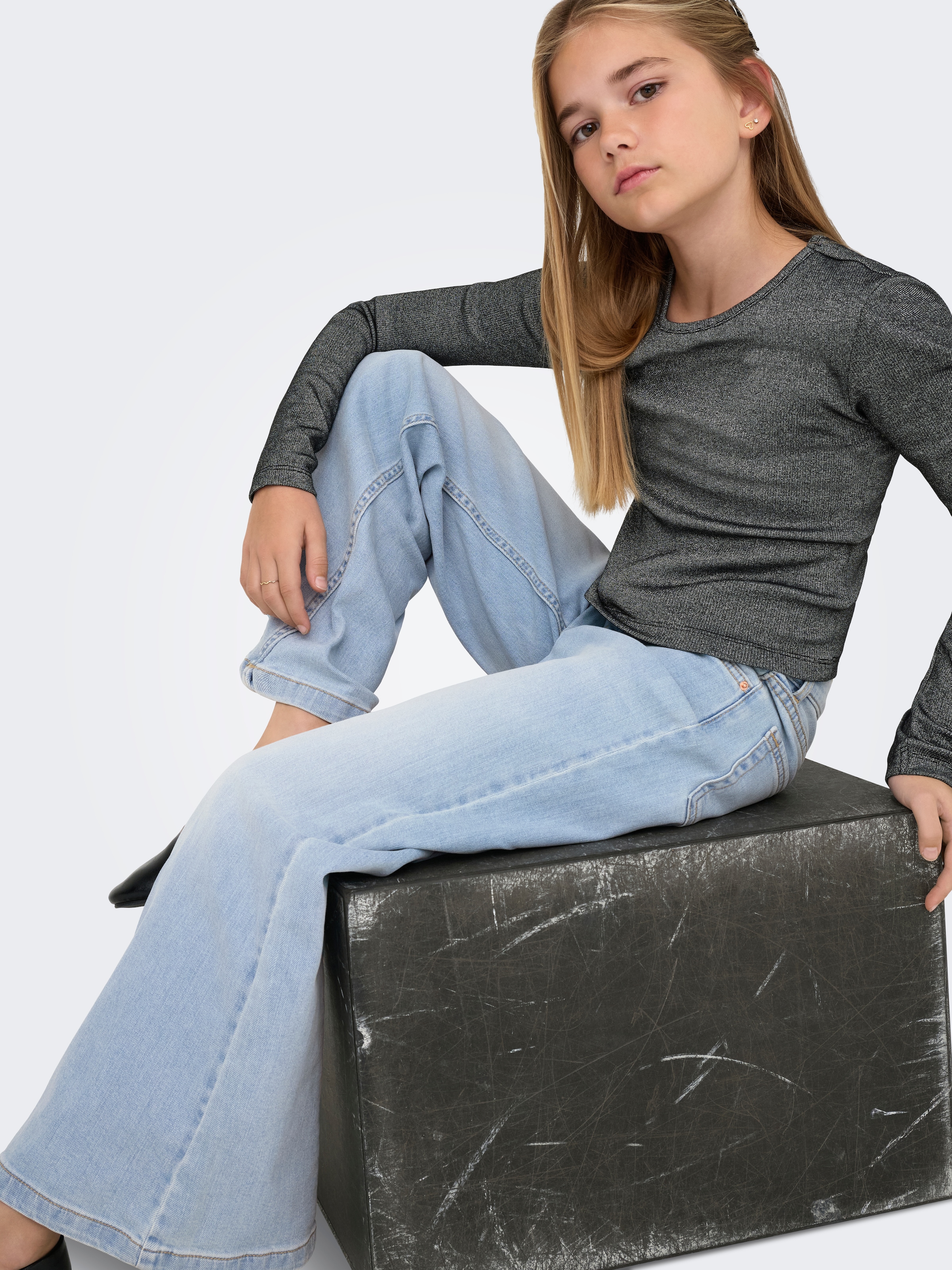 KIDS ONLY Weite Jeans »KOGCALIFORNIA MW WIDE FLARED AKM217 NOOS«