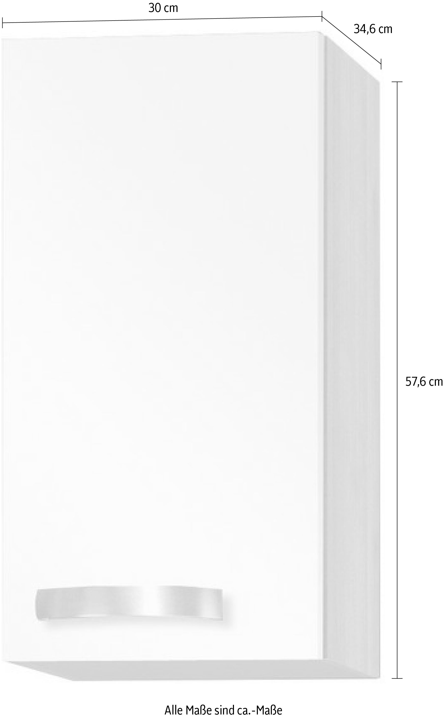 OPTIFIT Hängeschrank »Faro«, mit Metallgriff, Breite 30 cm