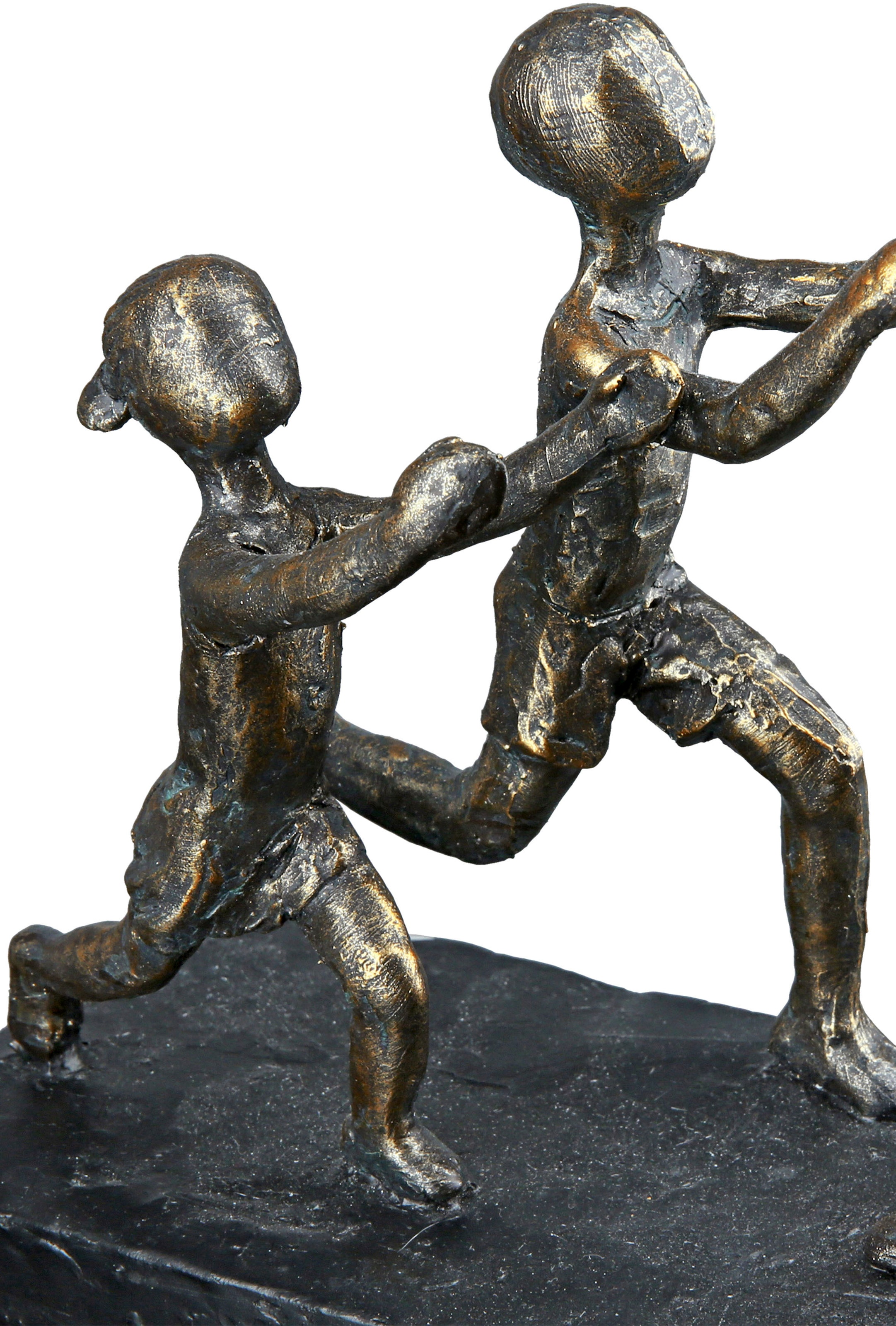 Casablanca by Gilde Dekofigur »Skulptur In meine Arme, bronzefarben/grau«, grau