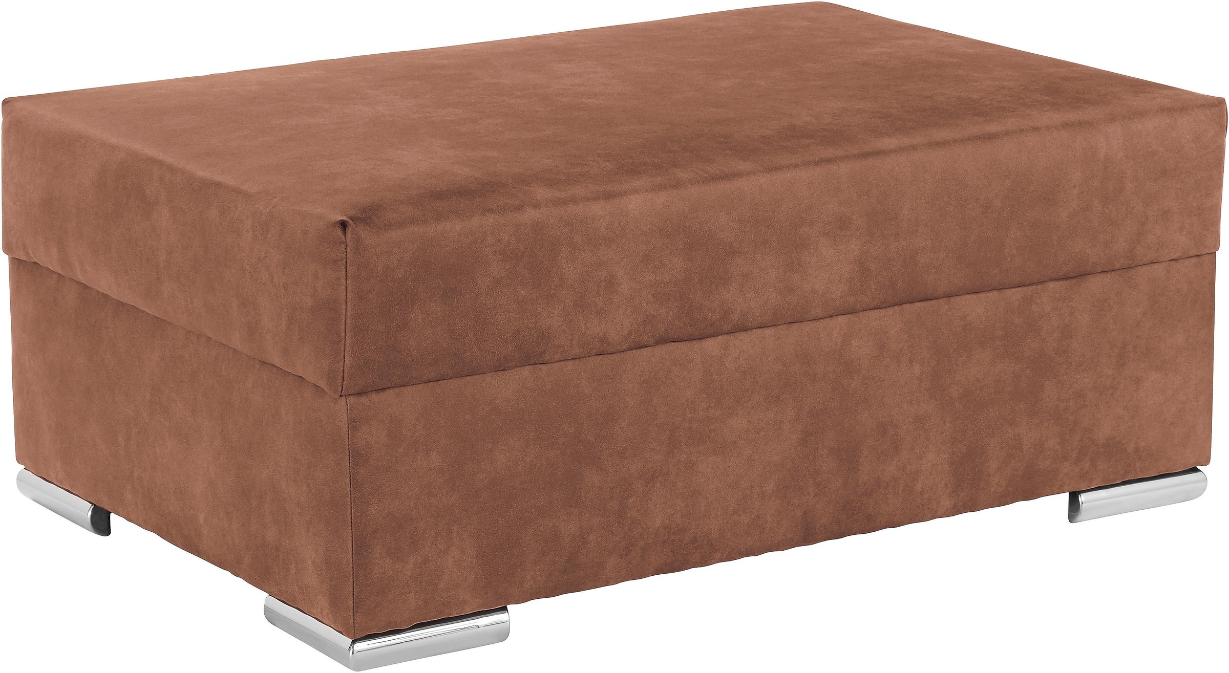 Hocker COLLECTION AB, B:100cm H:40cm T:70cm, braun, Luxus-Microfaser 2 (100% Polyester);Microfaser PRIMABELLE (100% Polyester);Luxus-Microfaser 1