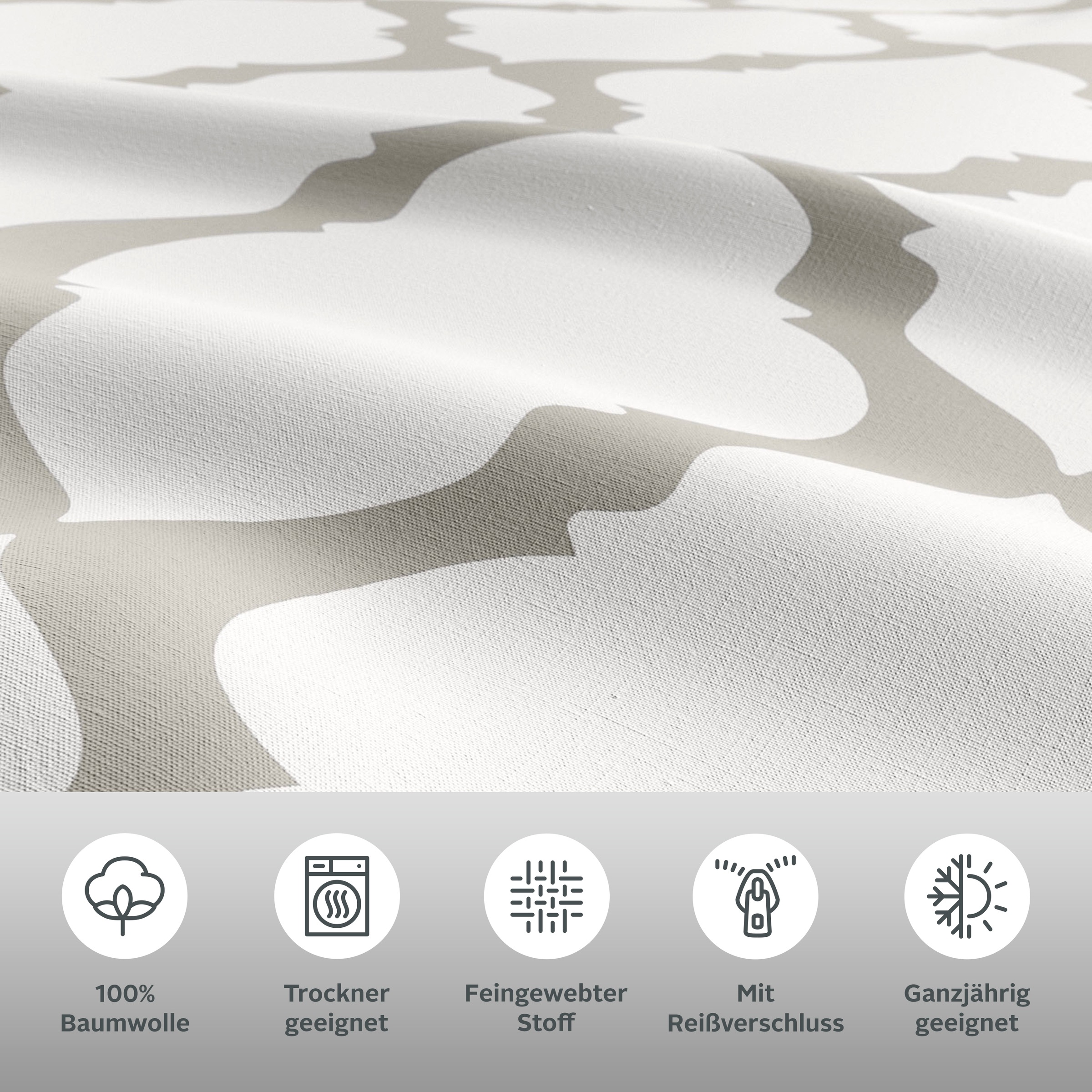 Thumbnail - OTTO home Wendebettwäsche "Alba in Gr. 135x200 oder 155x220 cm" 2 Stk. Bettwäsche mit Wendeoptik, in verschiedenen Quali...