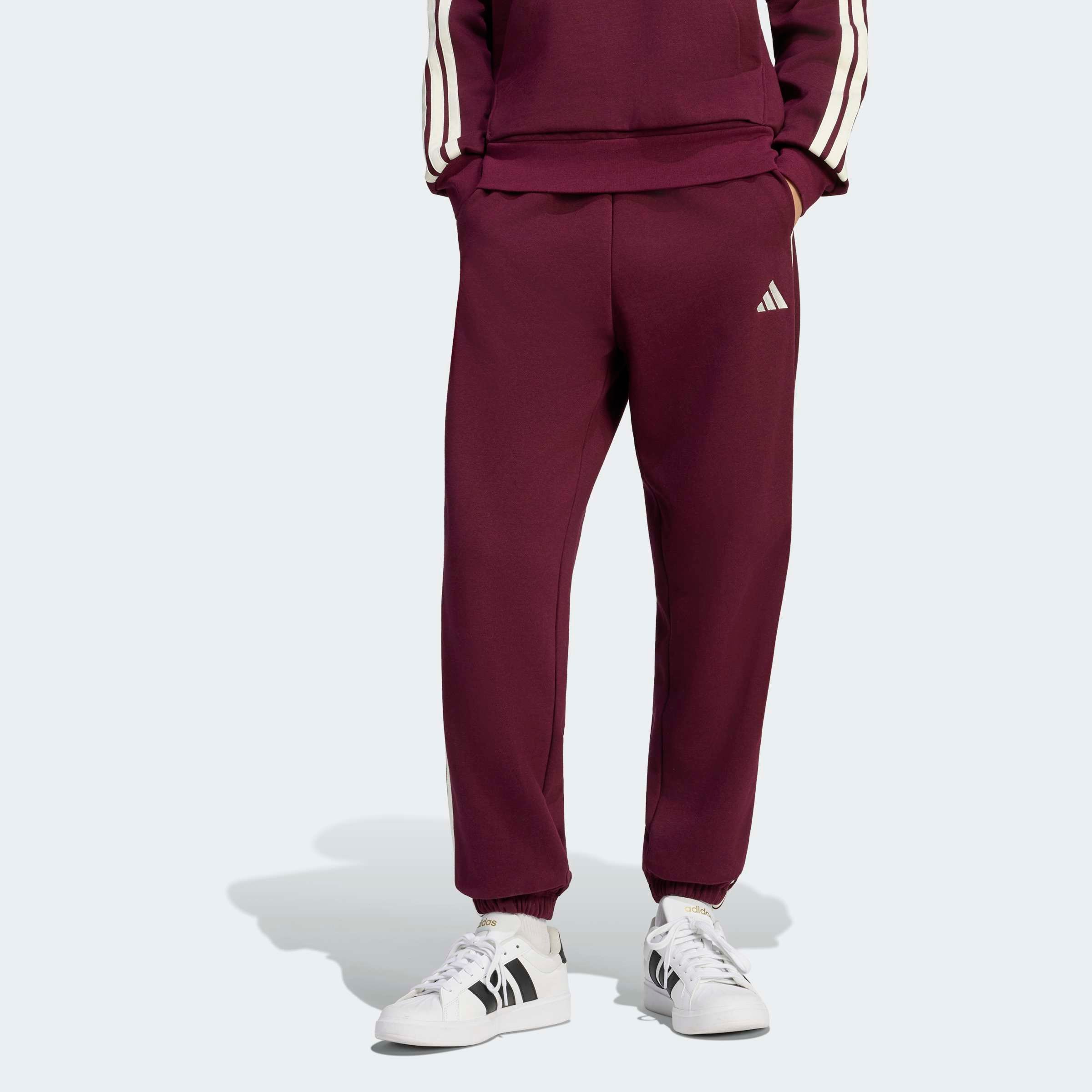 adidas Sportswear Sporthose "W 3S FL C PT" Locker geschnitten, mit schmal zulaufender Beinform