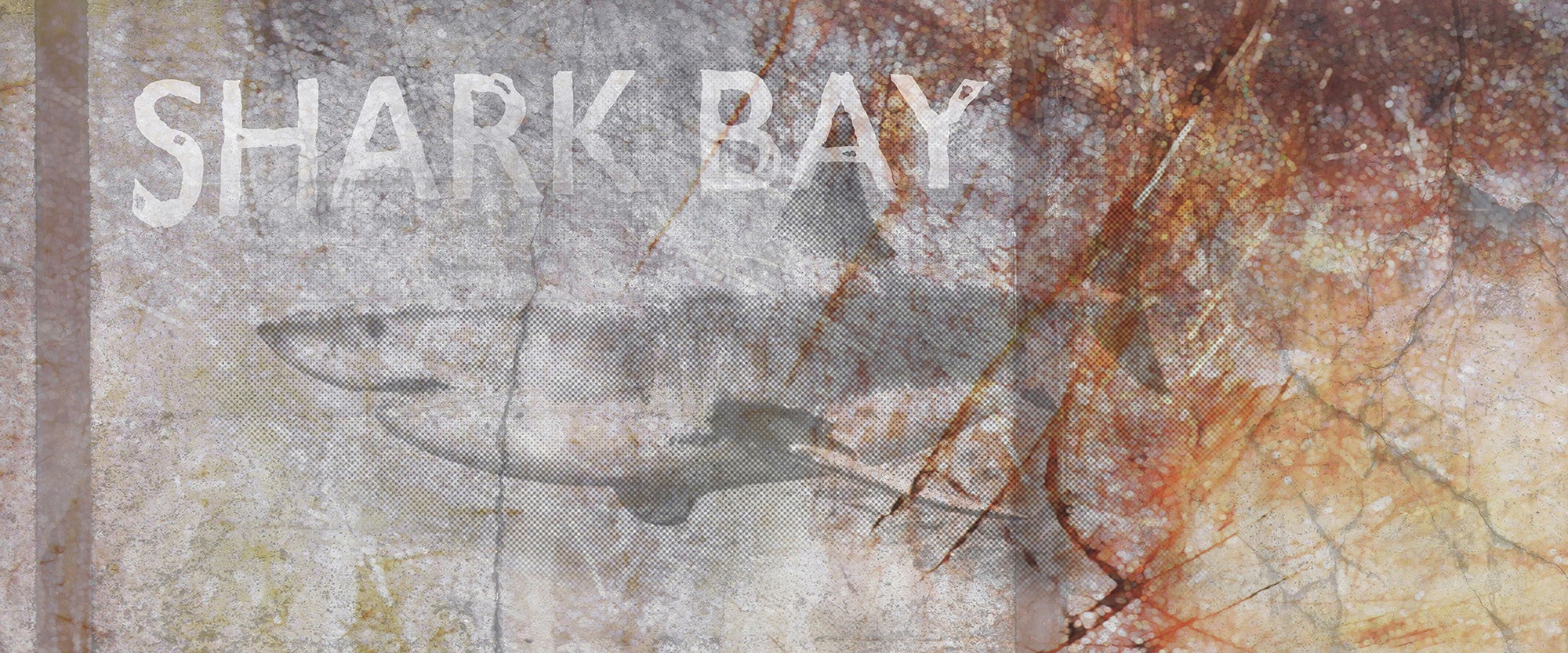 Fototapete »Shark Bay«, Vlies, Wand, Schräge