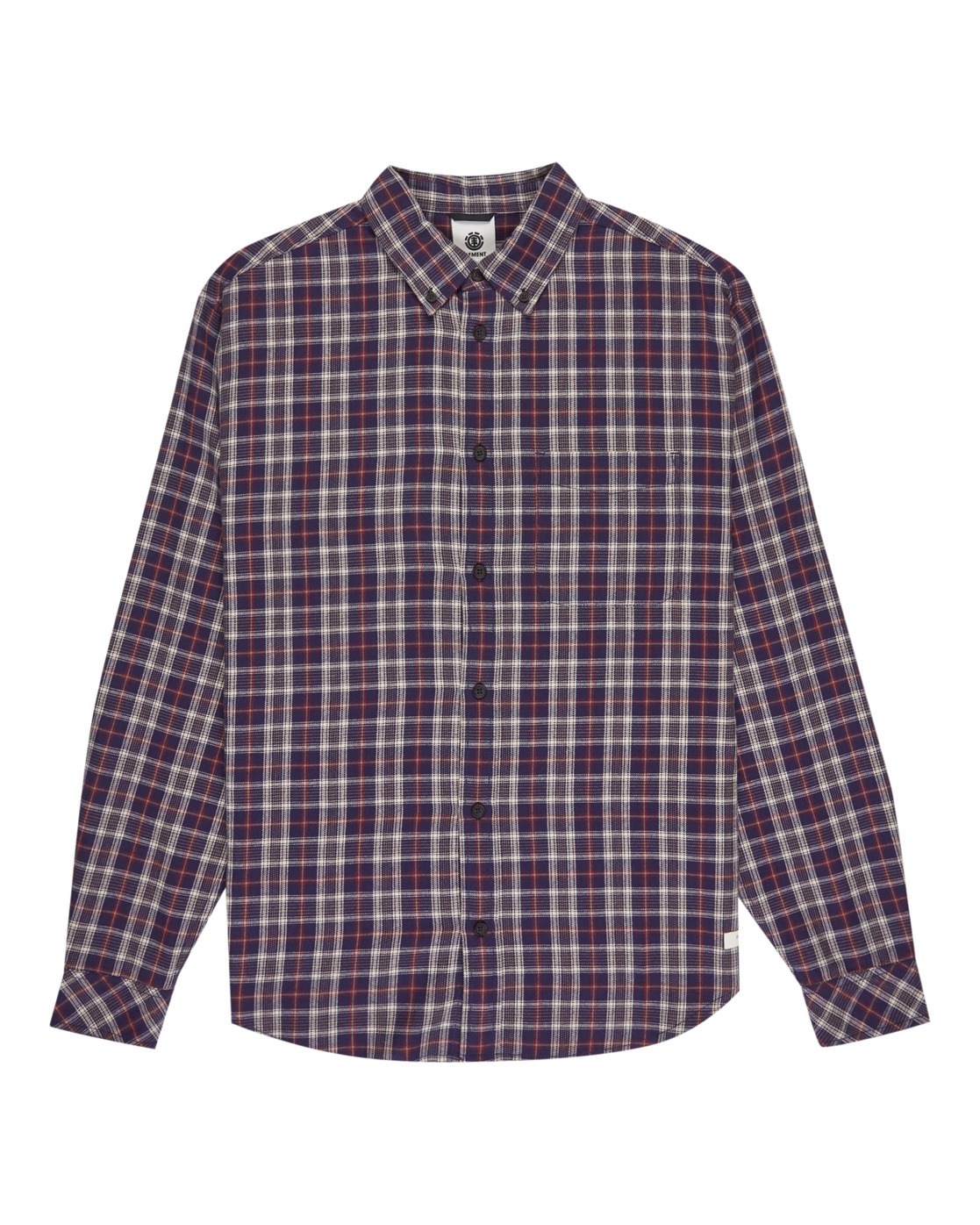 Element Langarmhemd »Button Down Regular Flannel«