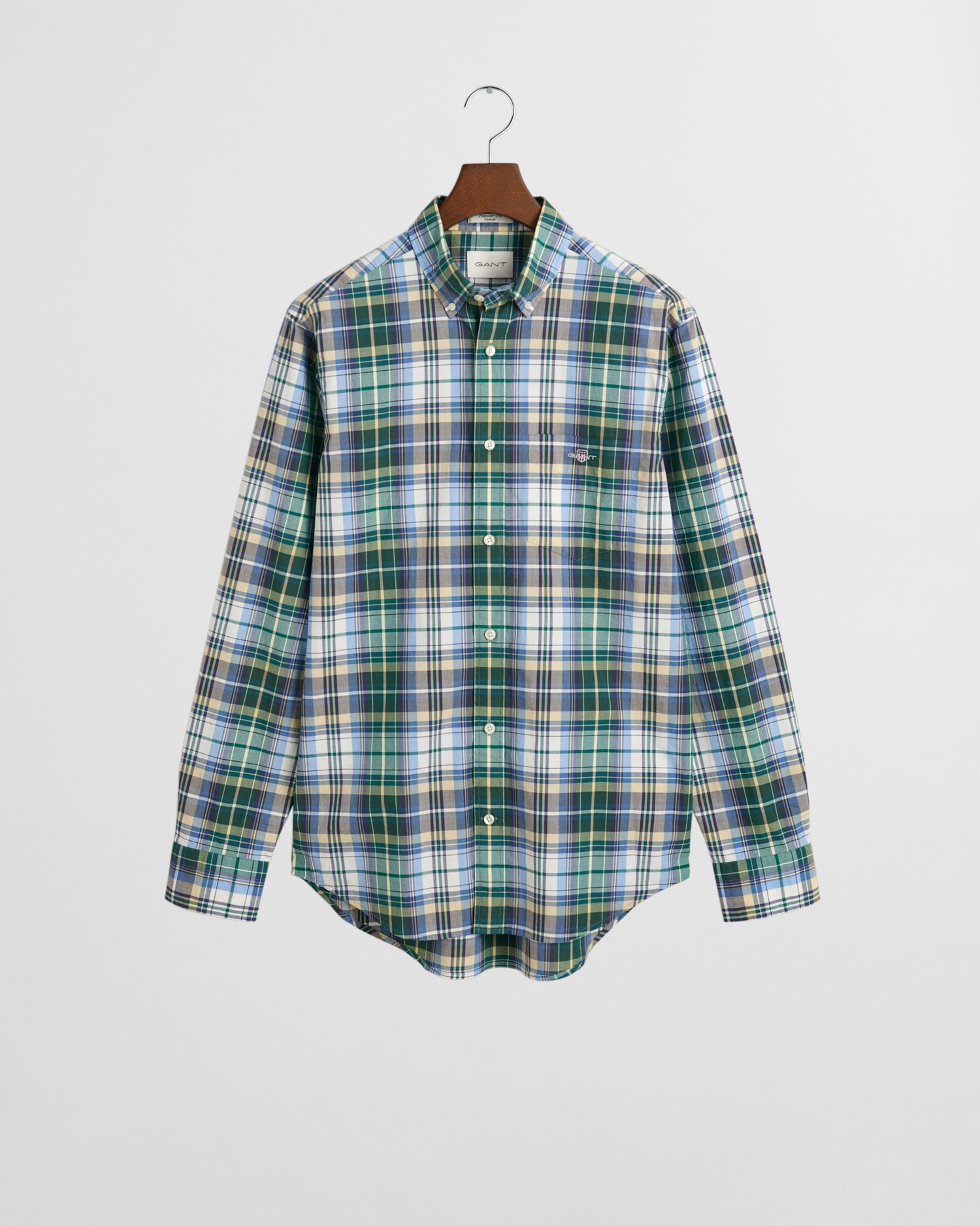 Gant Karohemd »REG POPLIN TARTAN CHECK SHIRT«, Regular Fit Popeline Hemd mit Tartan-Karomuster