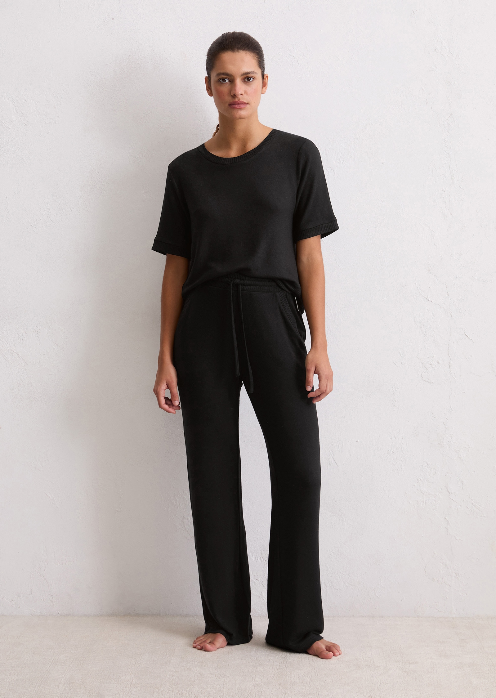 Marc OPolo Loungehose "Soft Knit", weich, Modalmix, seitliche Taschen, Bind günstig online kaufen