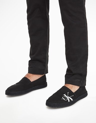 Calvin Klein Jeans Espadrille »ESPADRILLE CO«, mit Bastbesatz an der Laufsohle