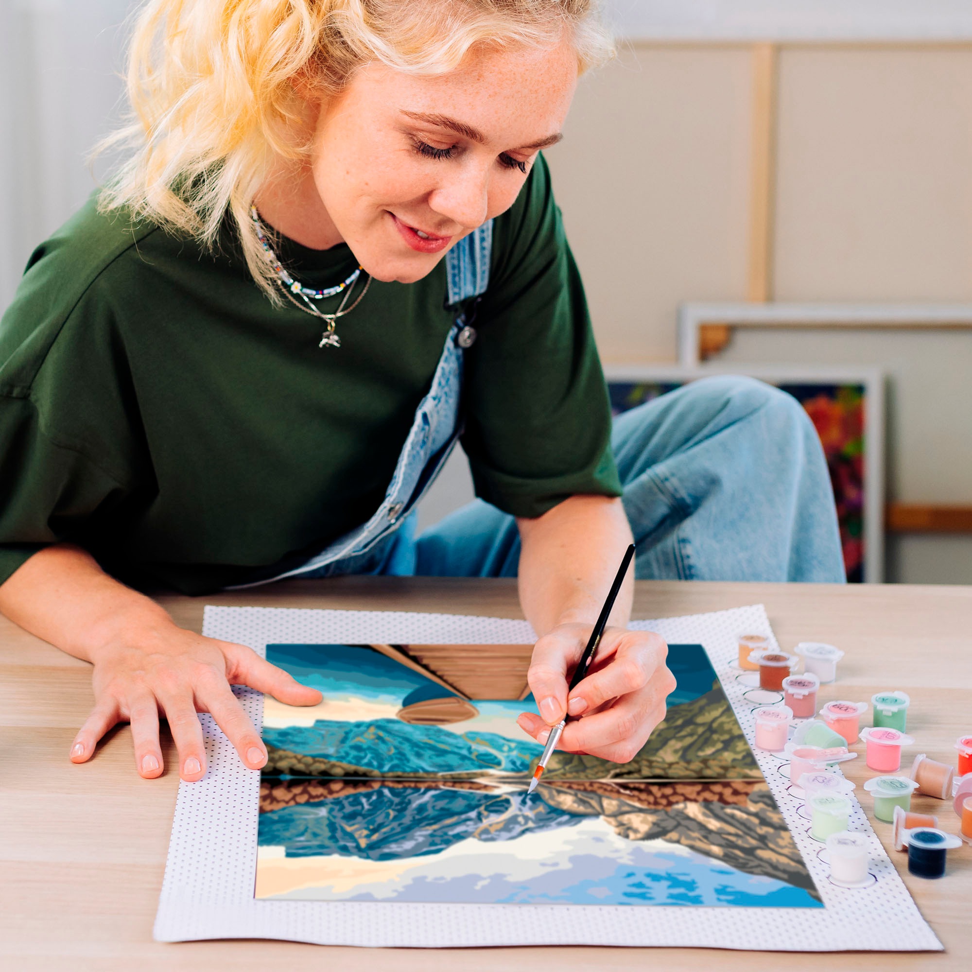 Ravensburger Malen nach Zahlen »CreArt, Leinwand Seeblick«, Made in Europe