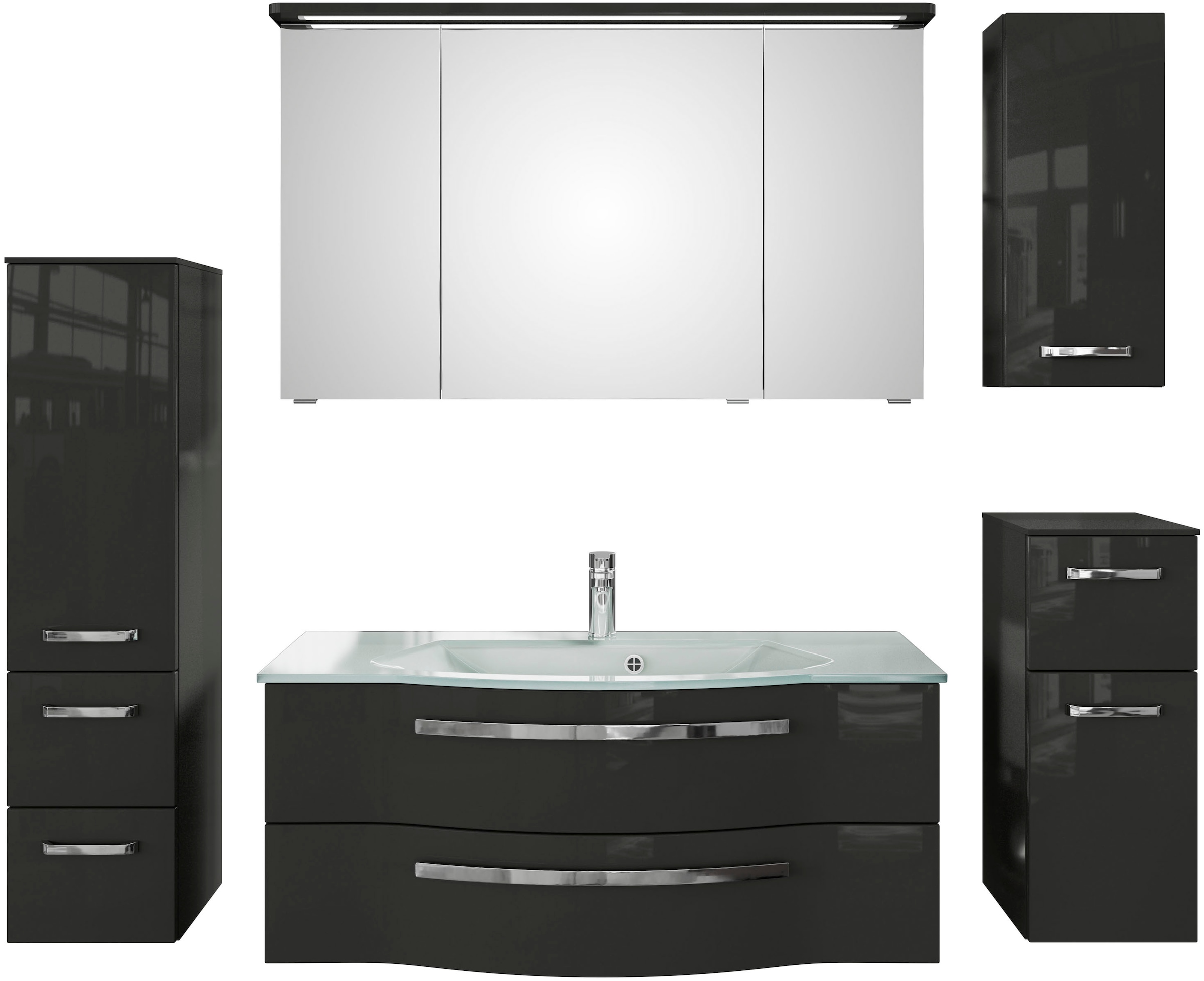 Saphir Badmöbel-Set "Serie 4005", (Set, 6 St.), Badmöbel-Set Serie 4005, vo günstig online kaufen