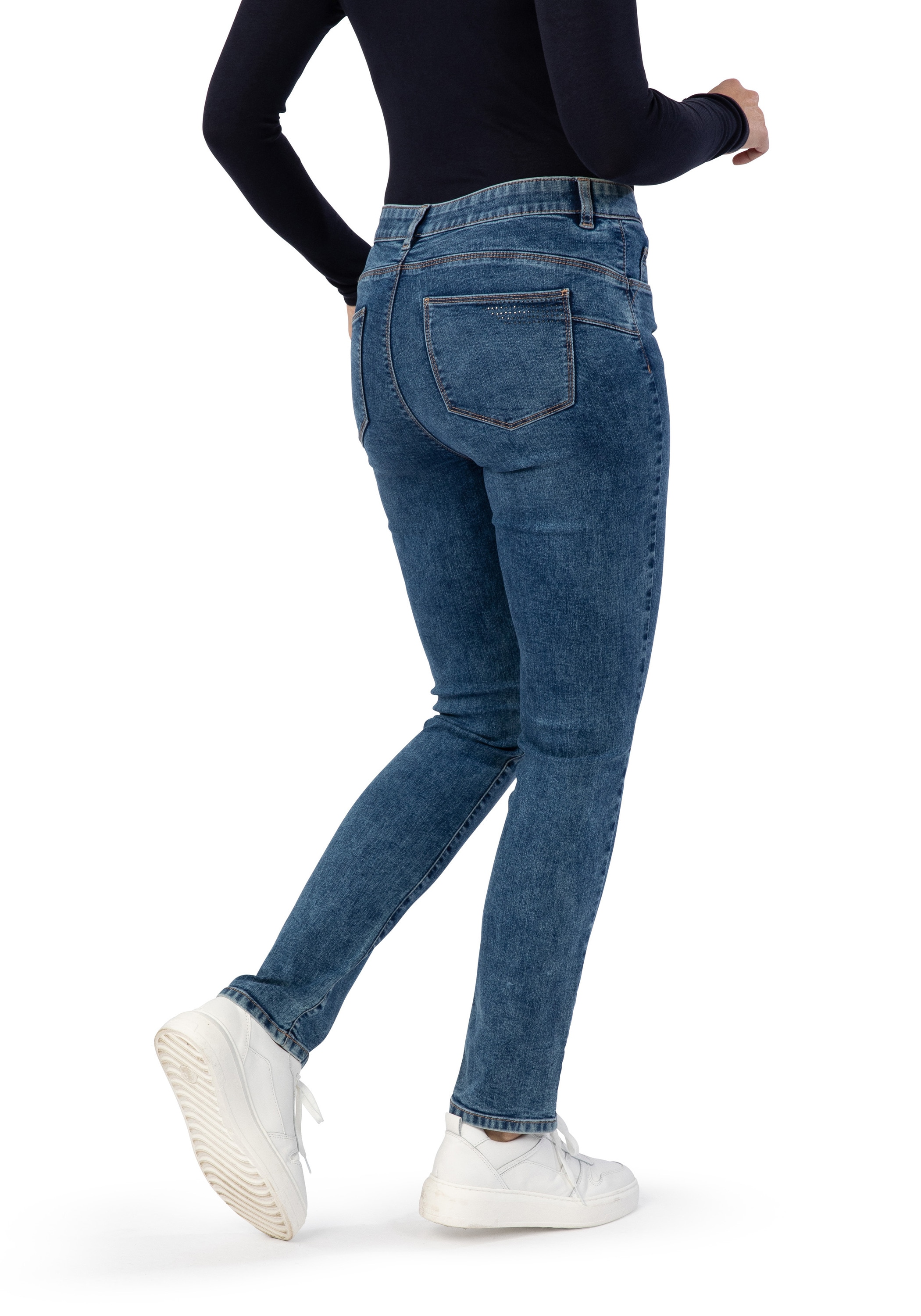 STOOKER WOMEN 5-Pocket-Hose »Magic Shape Fit Milano Fashion«, Casual Twill Coloured Magic Shape Effekt für Damen
