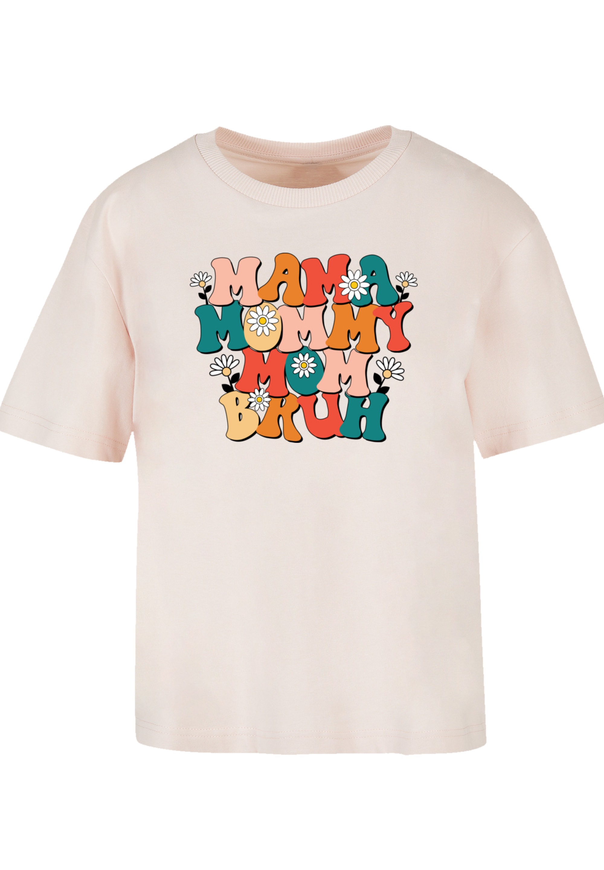 F4NT4STIC T-Shirt »Mothers Day Floral Accent Mom Life«, Premium Qualität