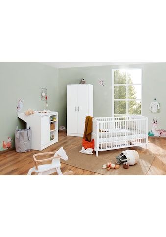 Babyzimmer-Komplettset »Viktoria«, (Set, 3 St., Kinderbett, Schrank 2-türig,...