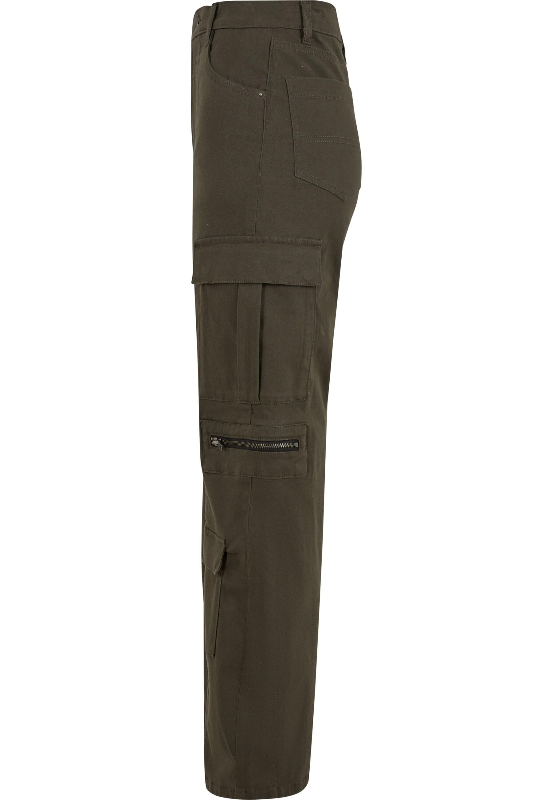 URBAN CLASSICS Stoffhose »Urban Classics Ladies Loose Utility Stretch Twill Pants«, (1 tlg.)