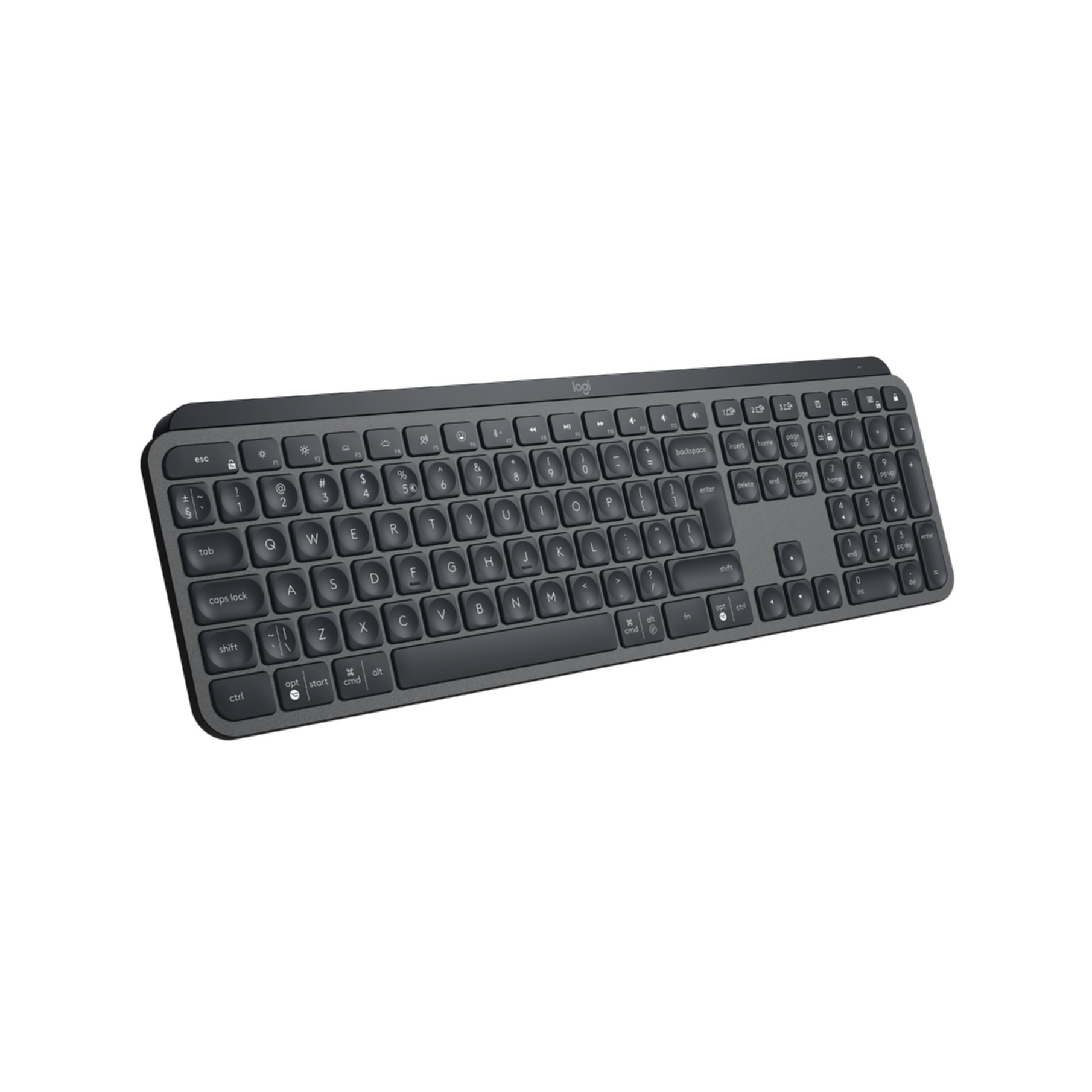 Logitech Tastatur »920-010251«, (Angenehmes Tippen-Antirutsch-Füße-Fn-Tasten-Lautstärkeregler-Multimedia-Tasten-USB-Anschluss-Ziffernblock-Windows-Sperrtaste)