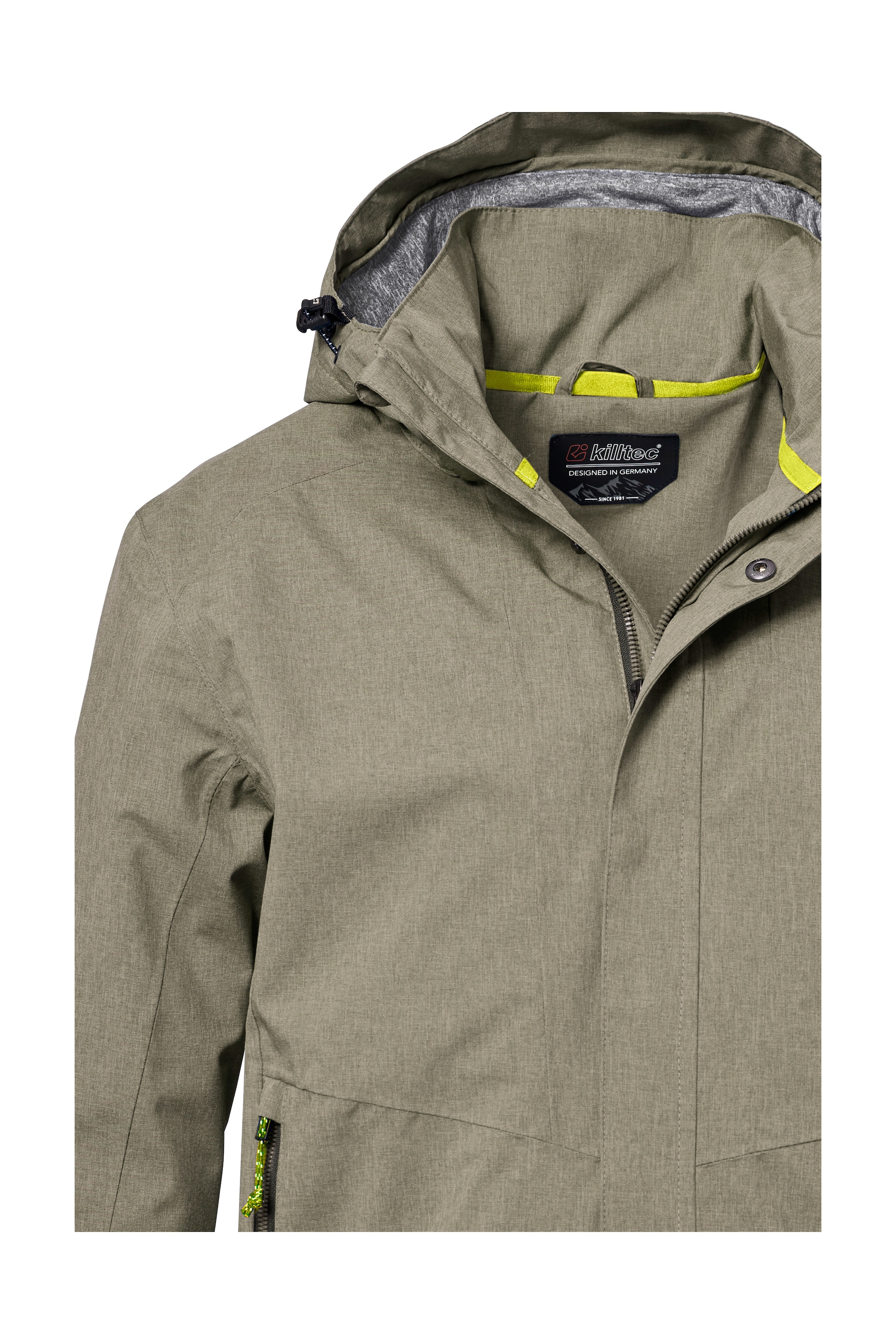 Killtec Outdoorjacke »KOS 53 MN JCKT« Funktionsjacke: Wind- und wasserdicht, atmungsaktiv, Kapuze abnehmbar