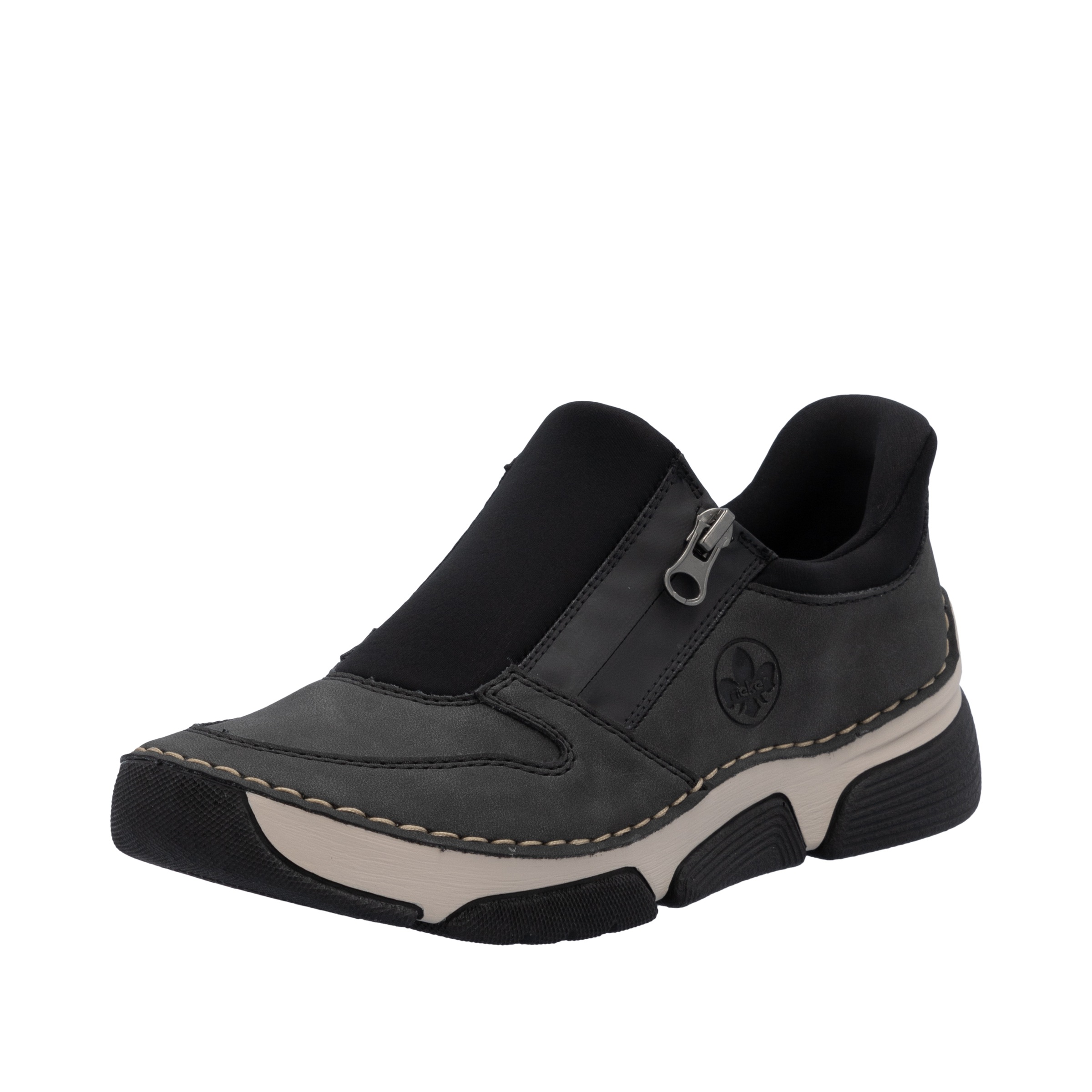Rieker Slip-On Sneaker "Ready2GO", Halbschuh, Freizeitsneaker mit seitliche günstig online kaufen