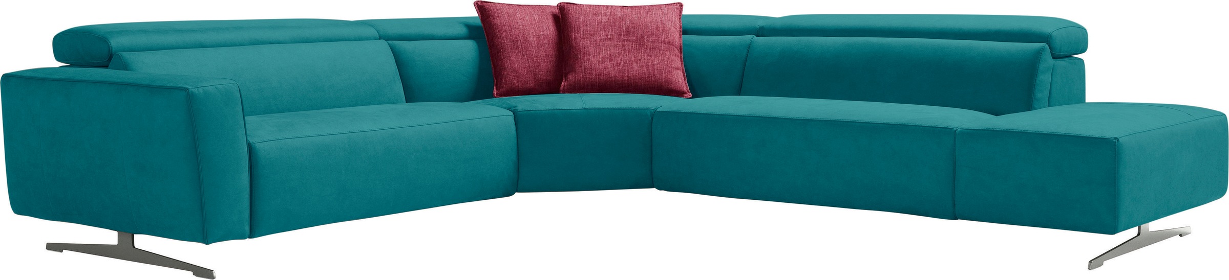Egoitaliano Ecksofa "Stefanie-e, Designsofa der Extraklasse, bequem mit hoh günstig online kaufen