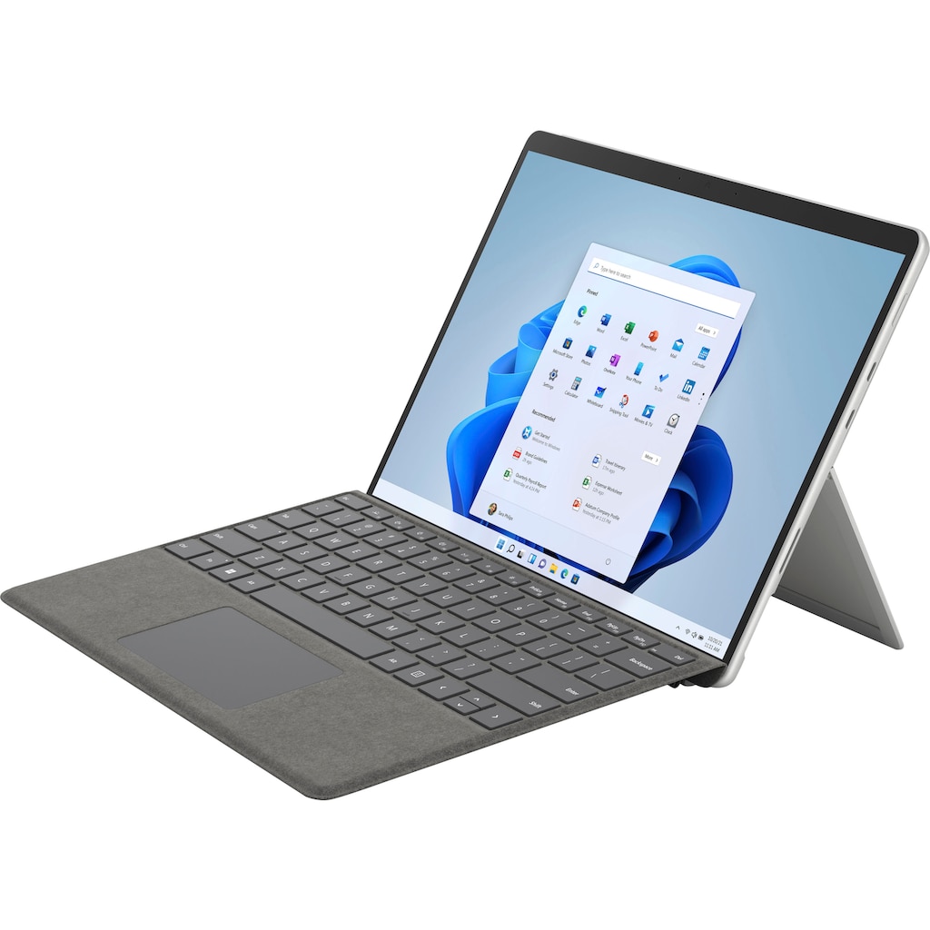 Microsoft Notebook »Surface Pro 8«, 31 cm, / 13 Zoll, Intel, Core i7, Iris Plus Graphics, 1000 GB SSD