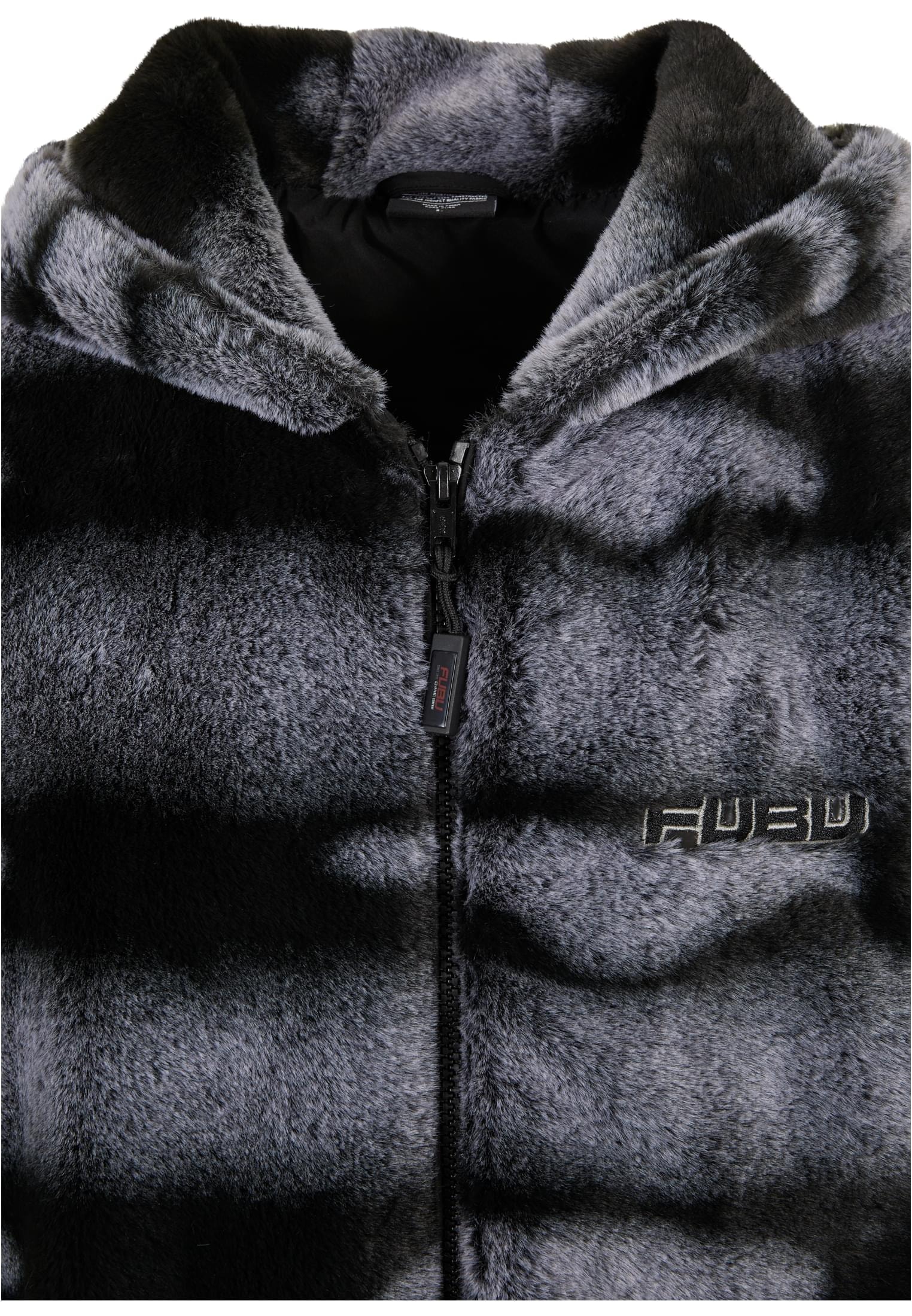 Fubu Anorak »Fubu Herren FM224-041-1 Corporate Fur Jacket«, (1 St.), mit Kapuze