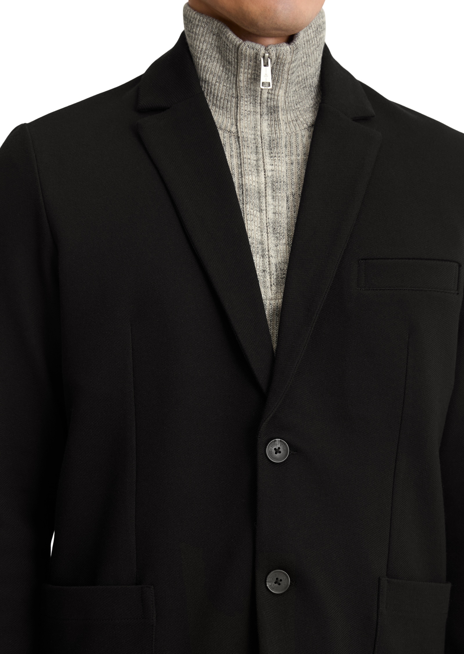Marc O'Polo Sweatjacke »aus elastischem Bio-Baumwoll-Mix«
