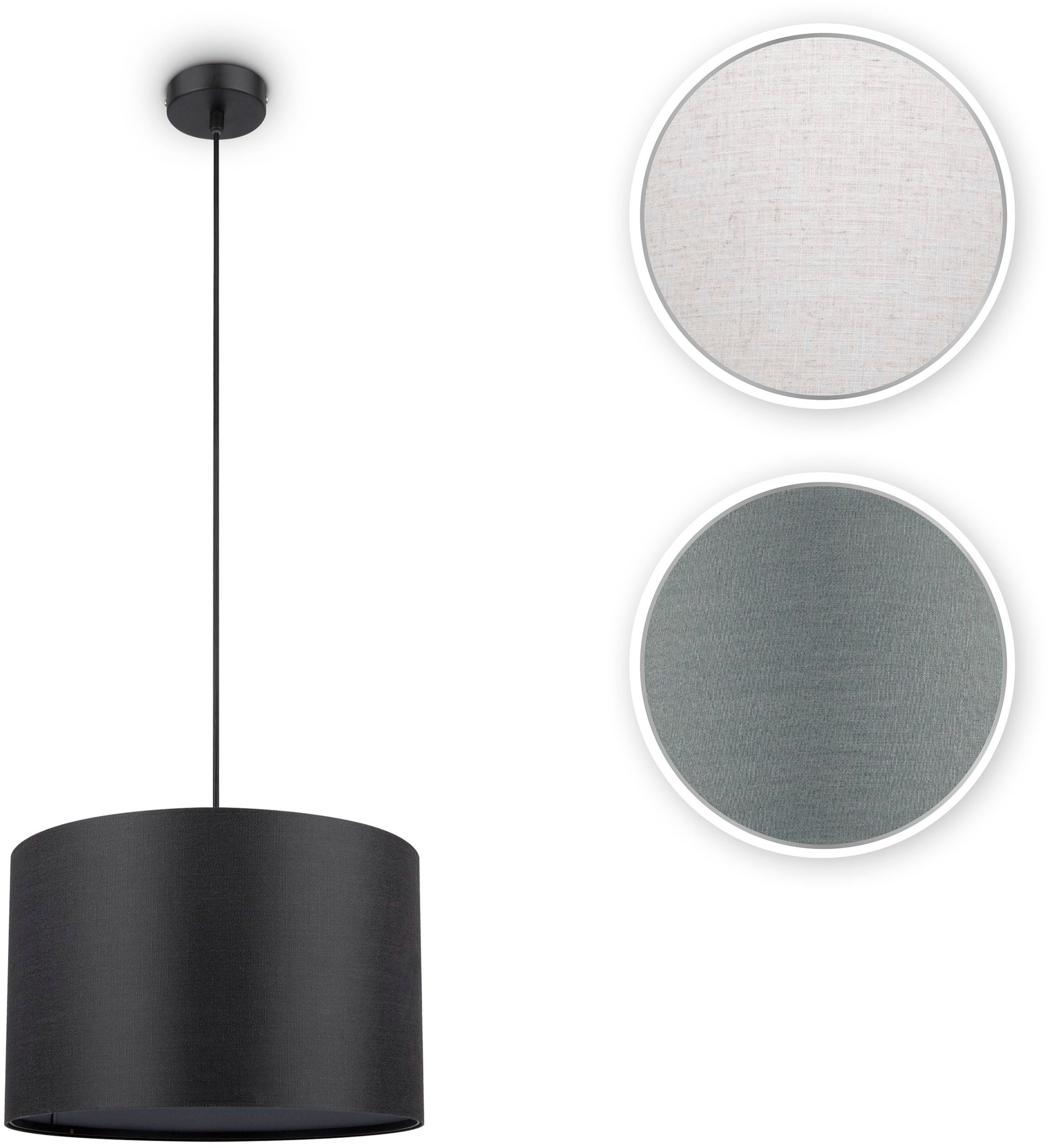 Paco Home Pendelleuchte »TOM« E27 mit kompatiblen Dimmer und Leuchtmittel