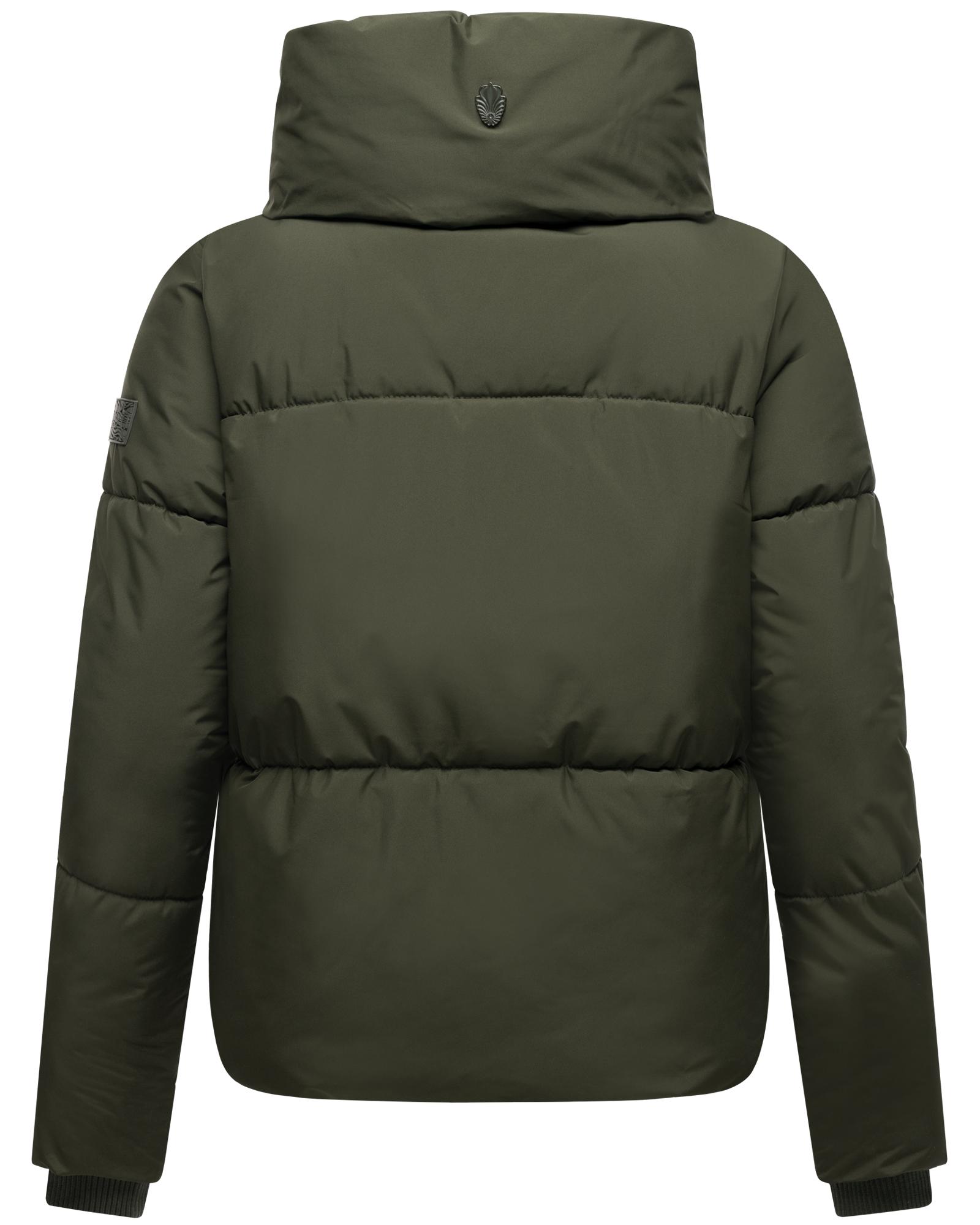Thumbnail - Navahoo Outdoorjacke "Traumelfe 14" ohne Kapuze Winter Steppjacke mit hohem Kragen